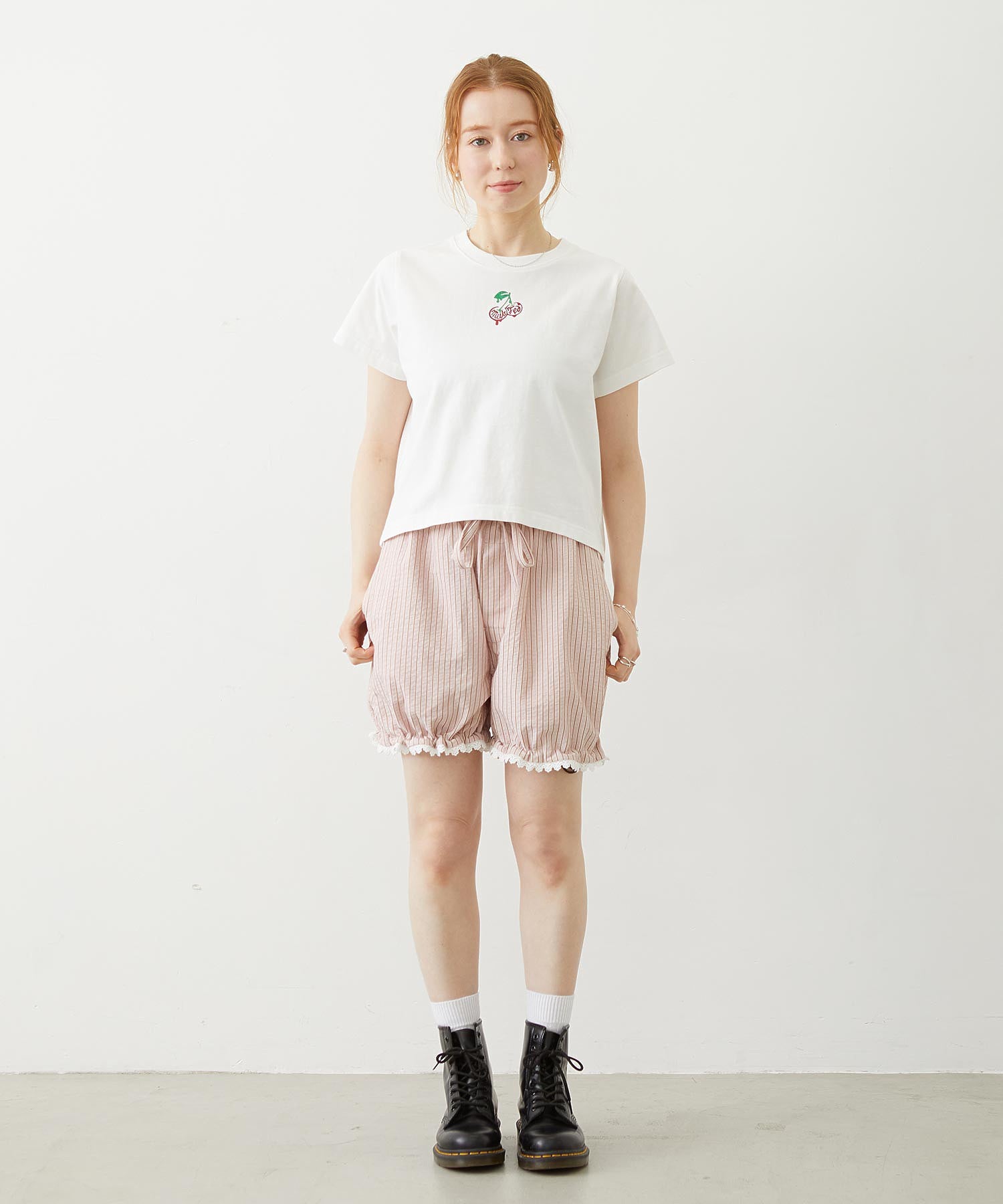 MINI MELTY GLITTER CHERRY COMPACT S/S TEE