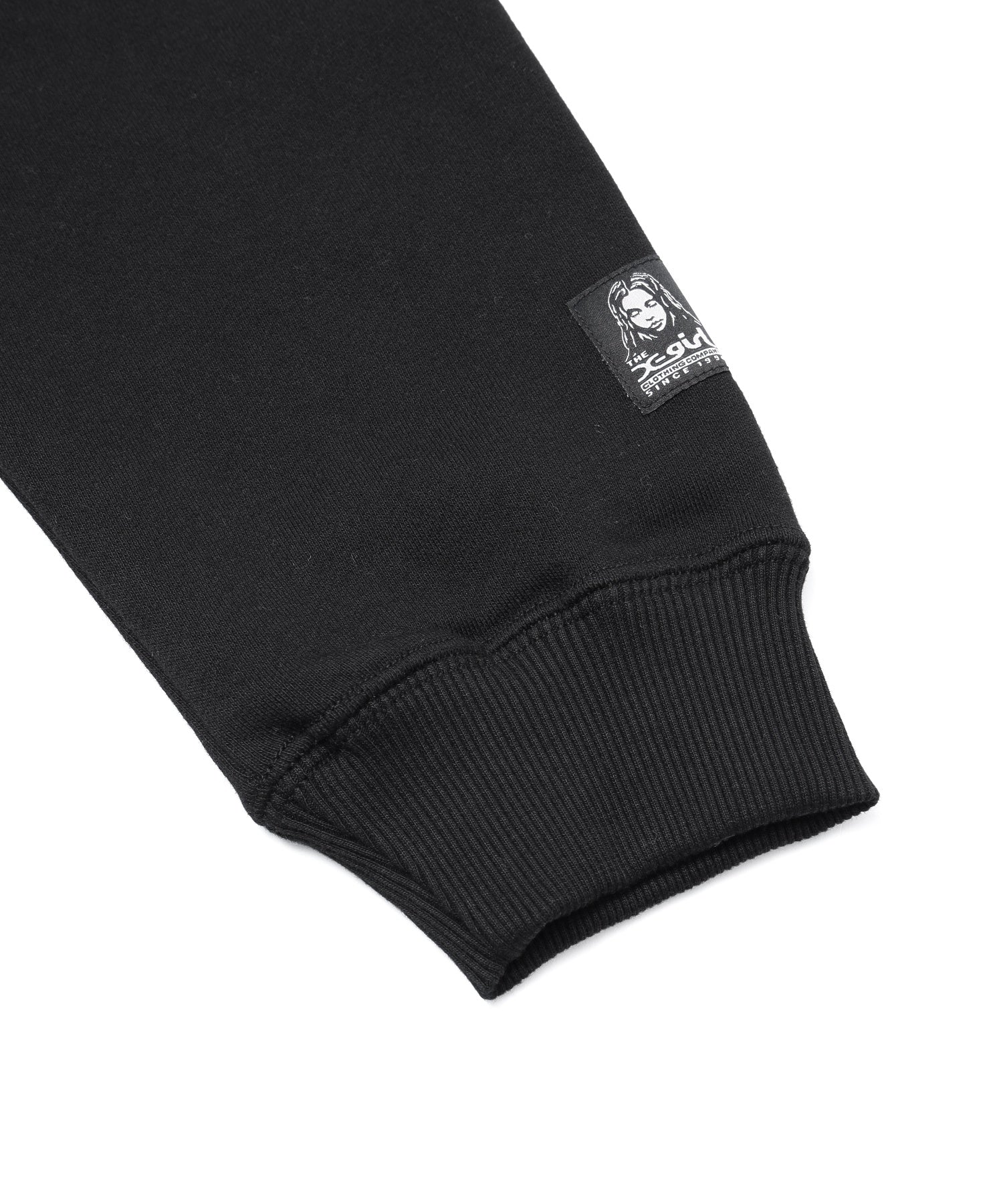 BACK LACE UP ZIP UP SWEAT HOODIE