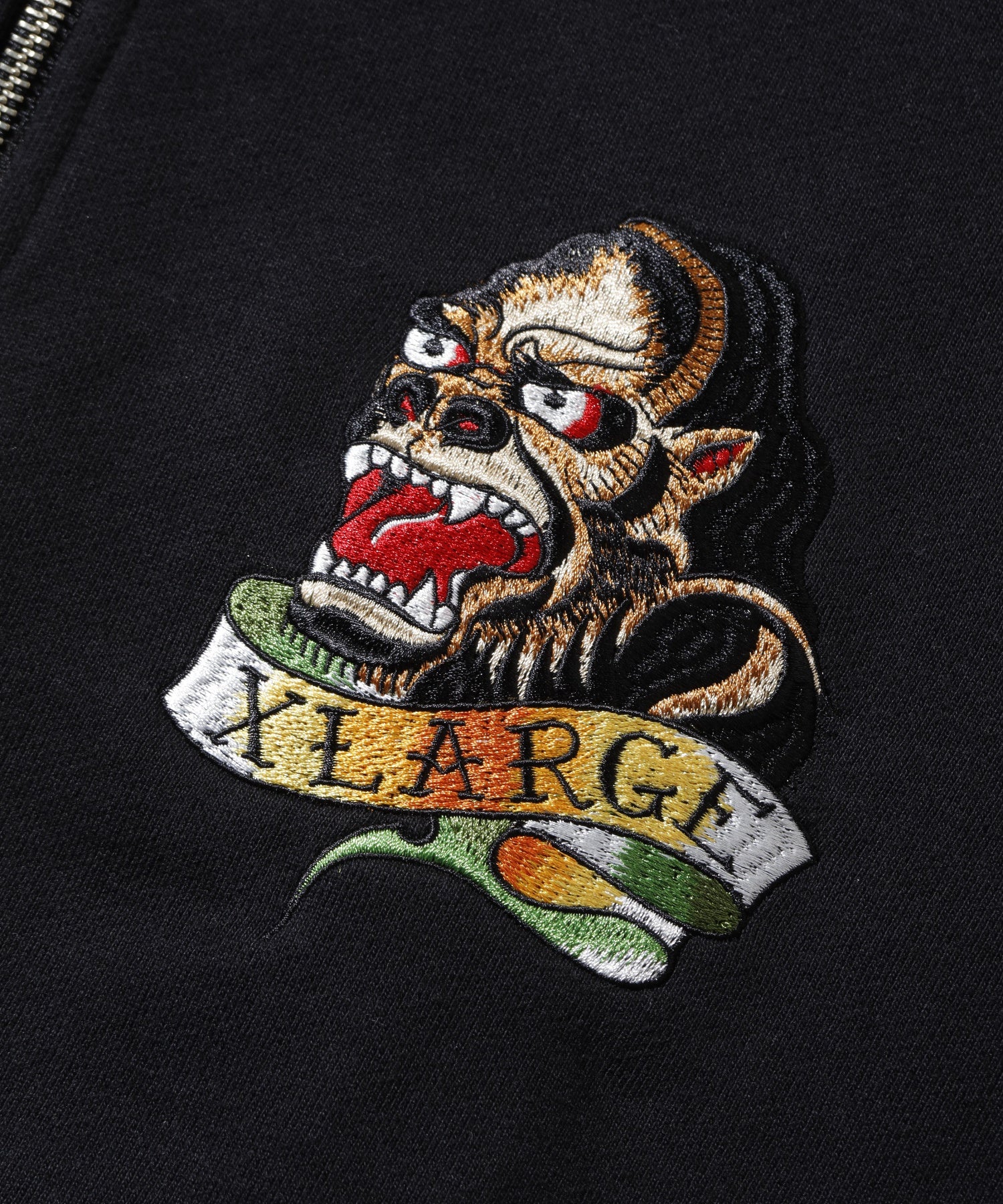 XLARGE×ED HARDY ZIP HOODED SWEATSHIRT