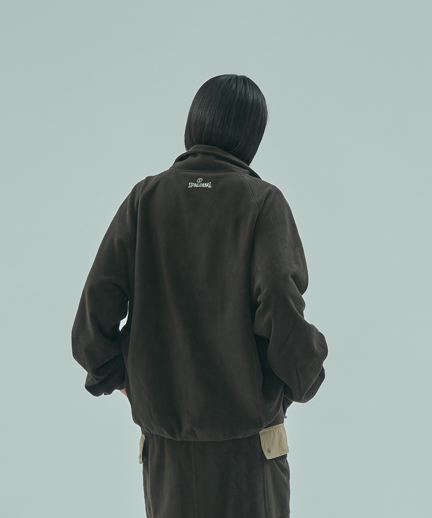 SPALDING x ROSE BUD FLEECE JACKET