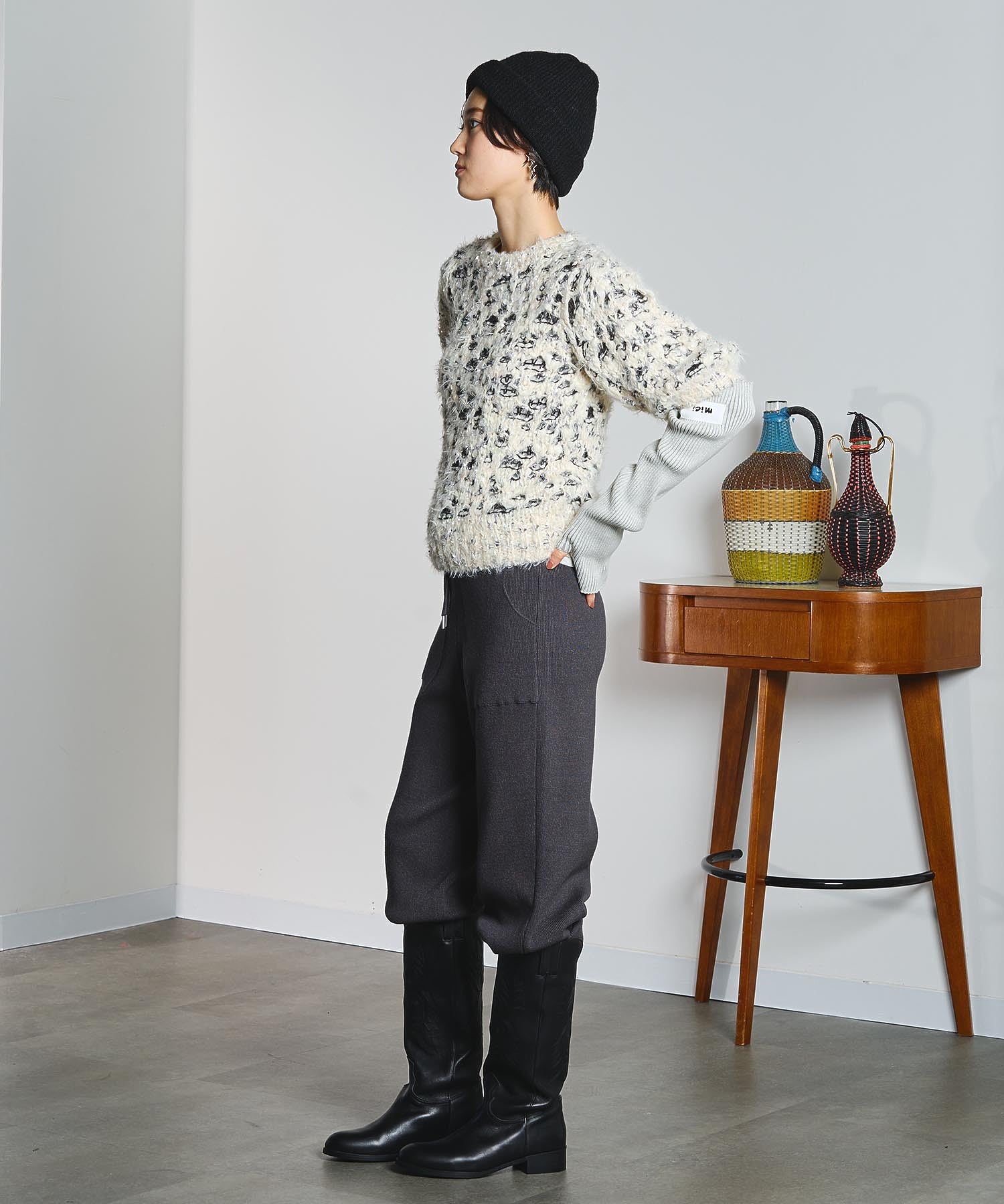 【ROSE BUD別注】KNIT BEANIE