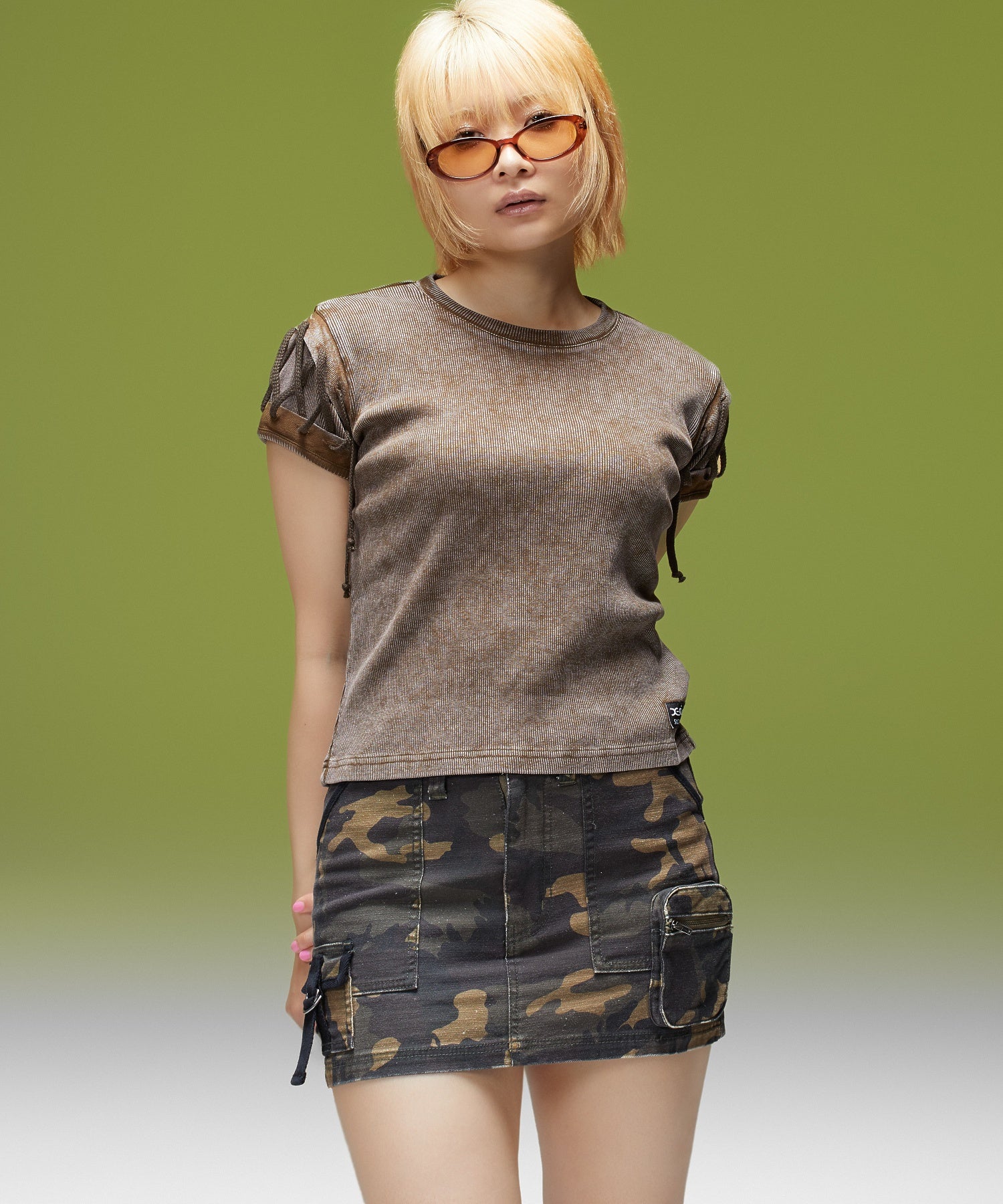 MULTI POCKET MINI SKIRT