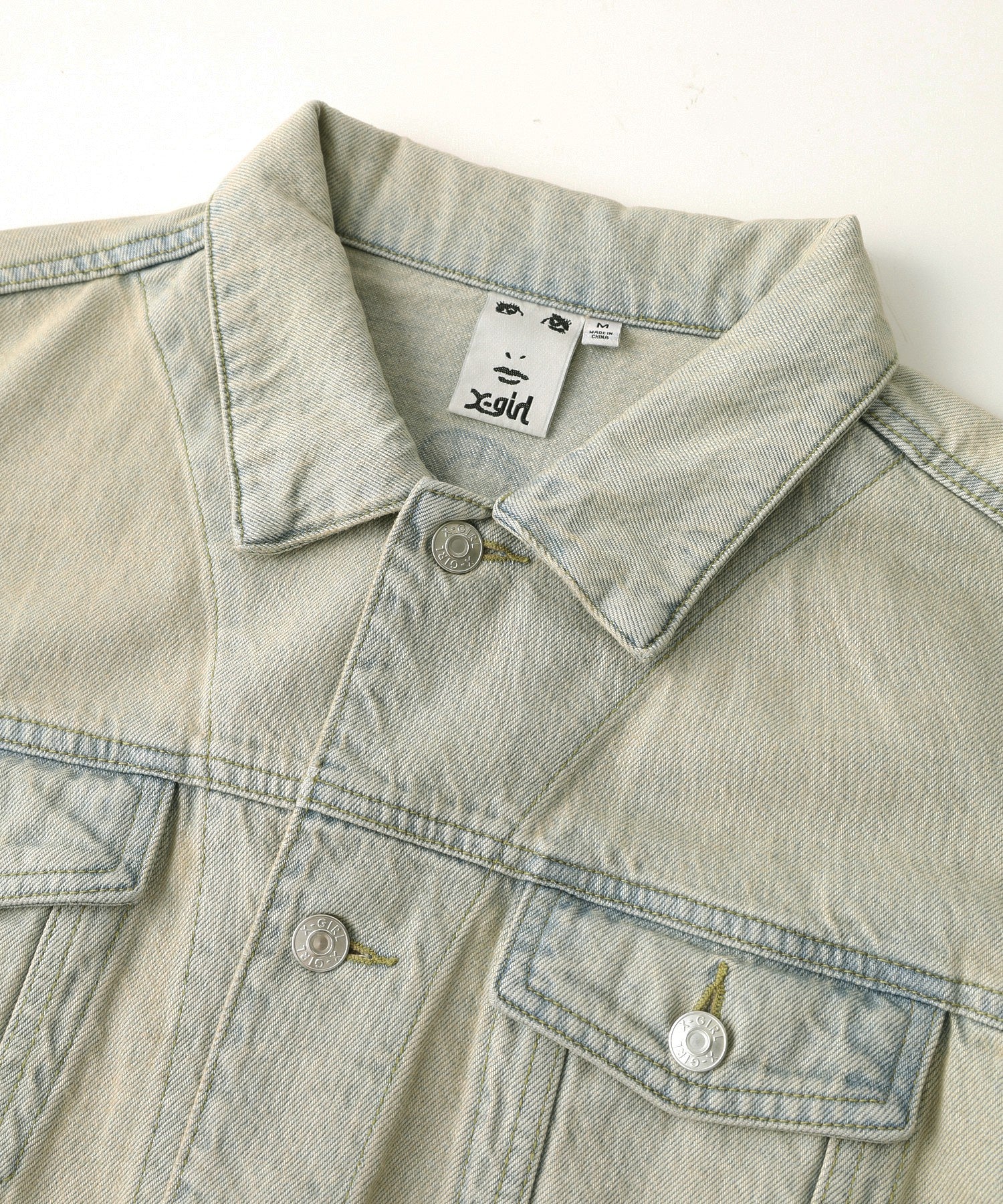 CURSIVE LOGO DENIM JACKET