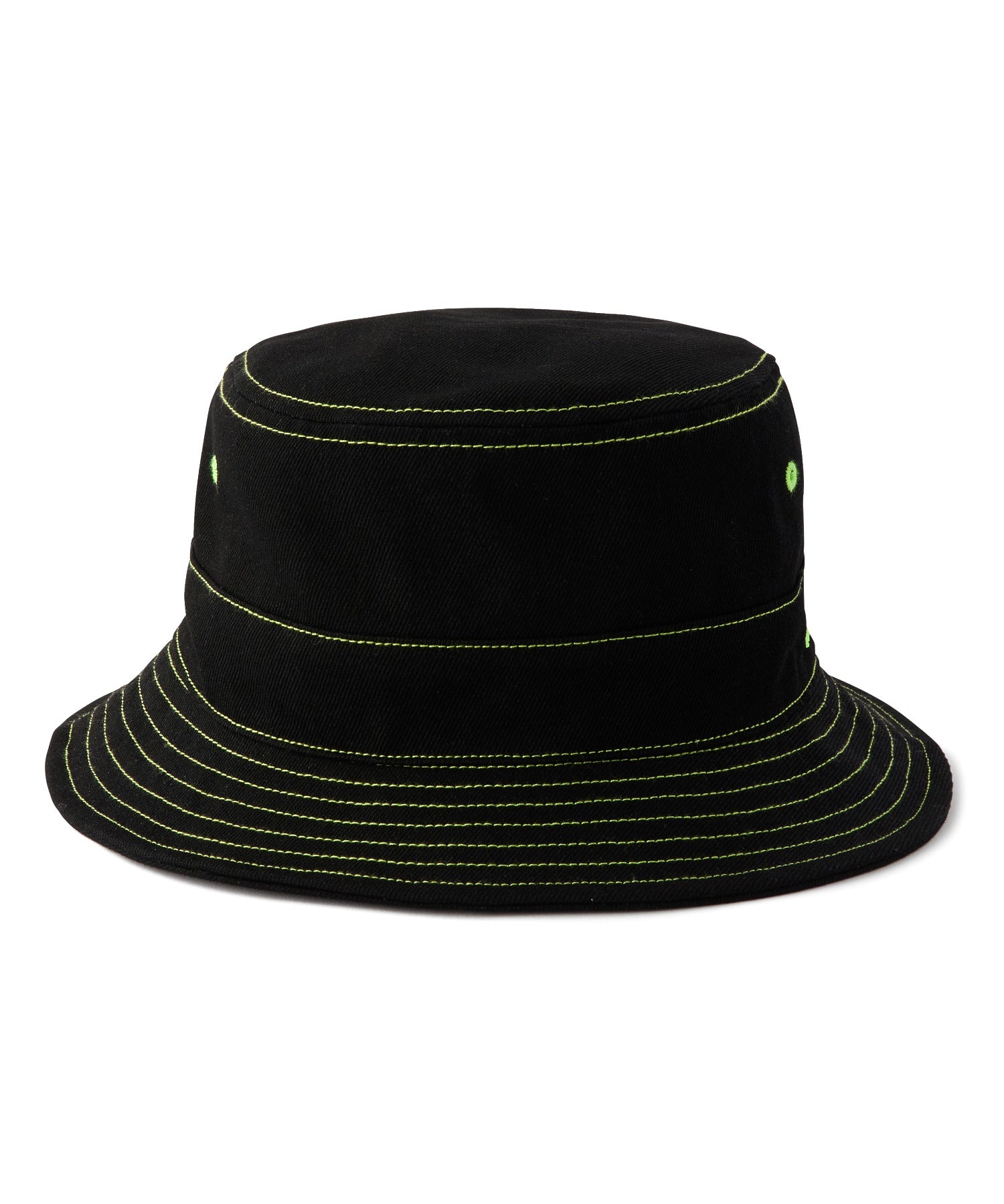 CONTRAST STITCHED BUCKET HAT