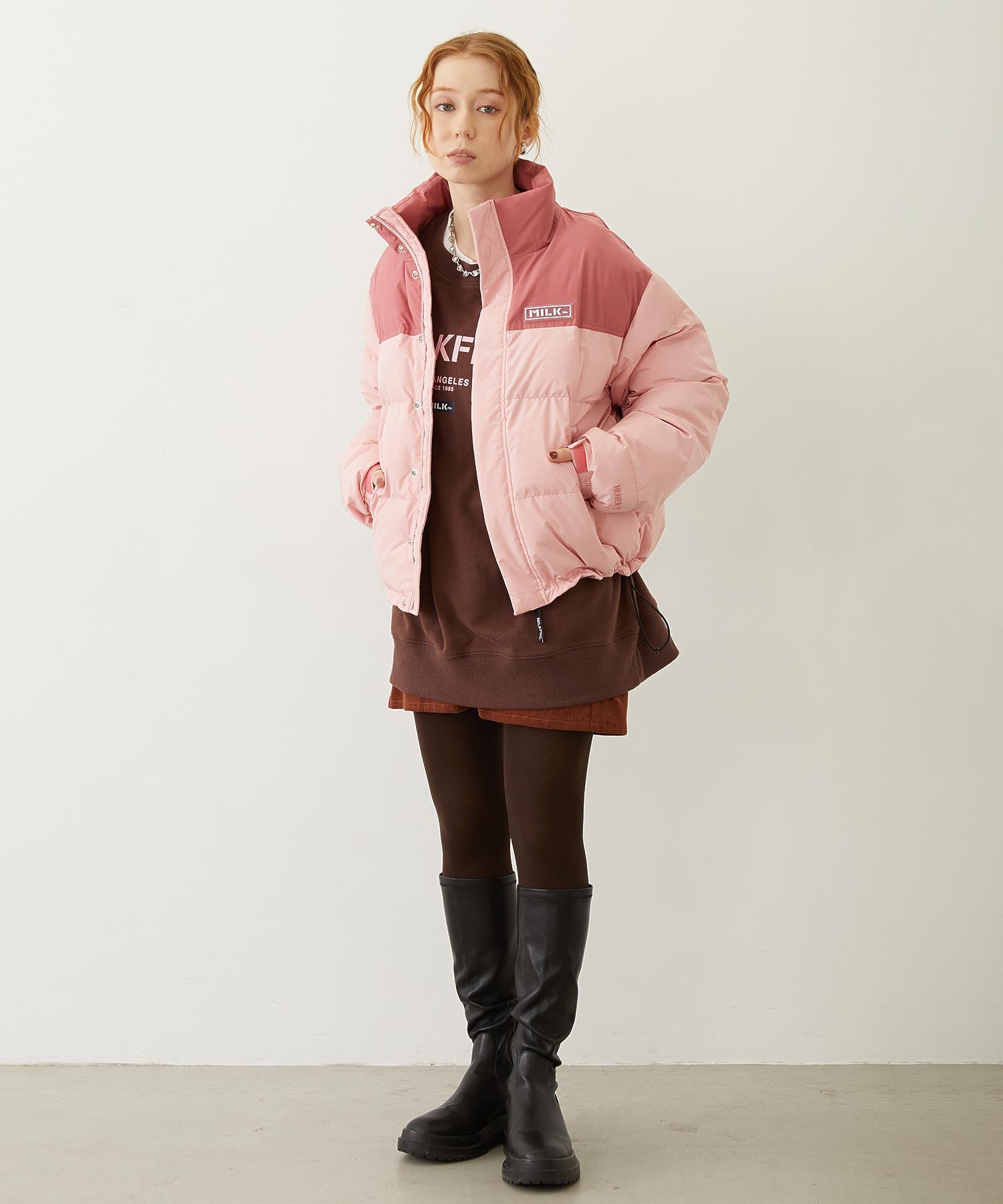 BAR PATCH PUFFER JACKET