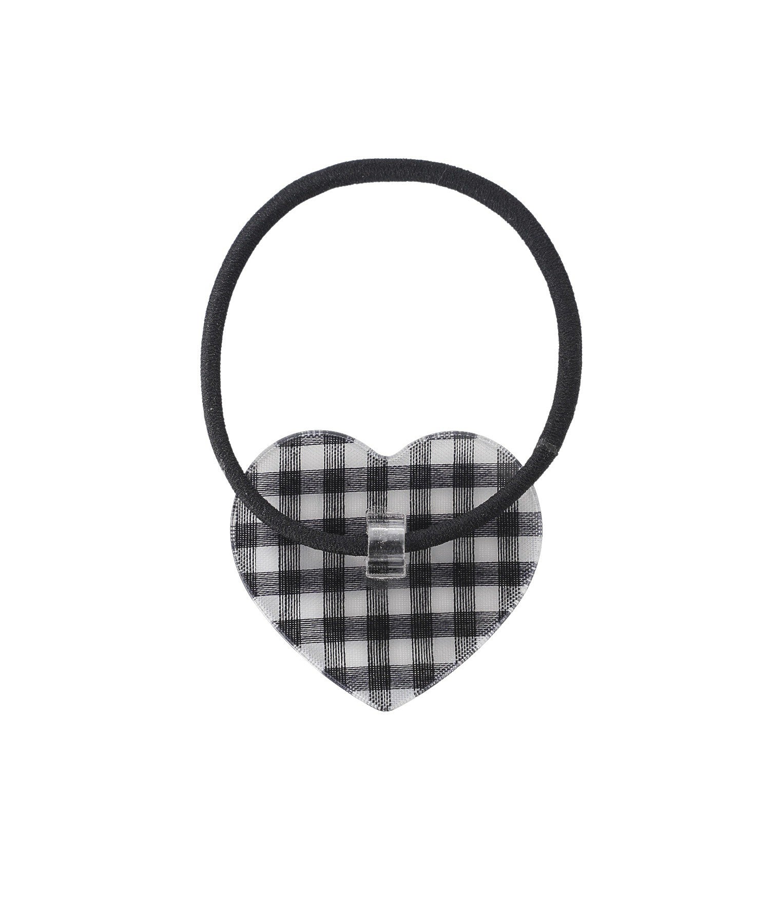 GINGHAM HEART HAIR ELASTIC