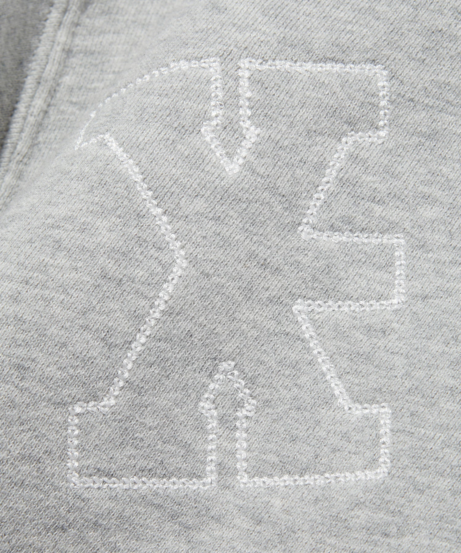 LOGO PATCH AND STITCH ZIP UP SWEAT HOODIE