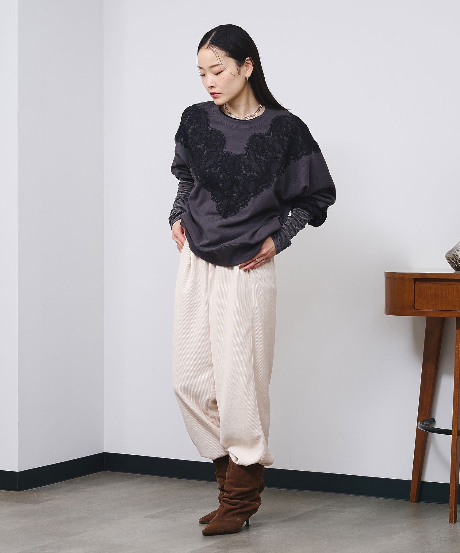 model:166cm 着用サイズ:S