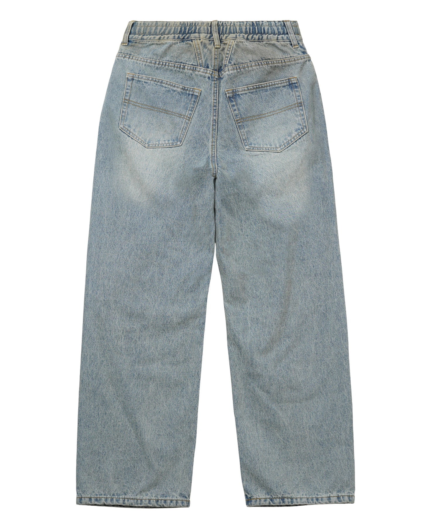 DRAWSTRING DENIM PANTS