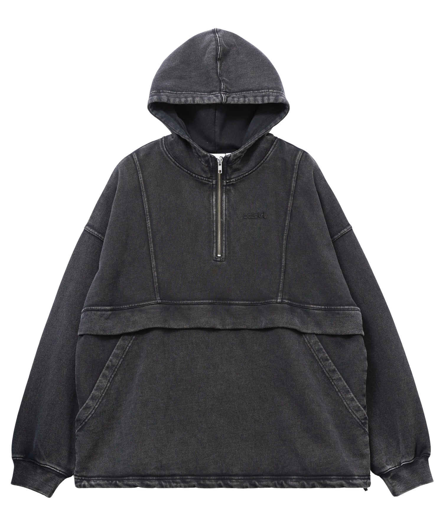 FADED SWEAT ANORAK PARKA