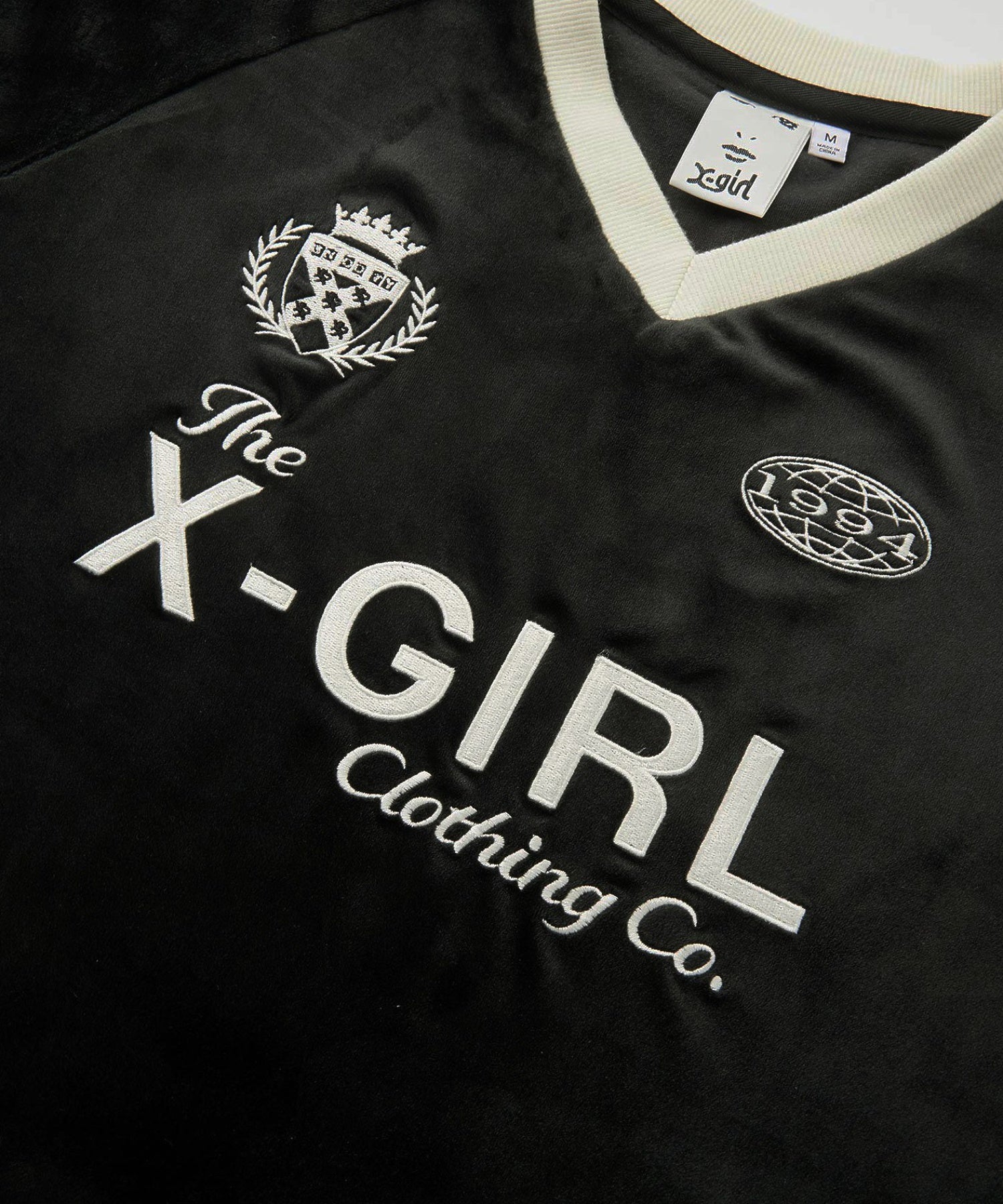 VELOUR GAME SHIRT DRESS