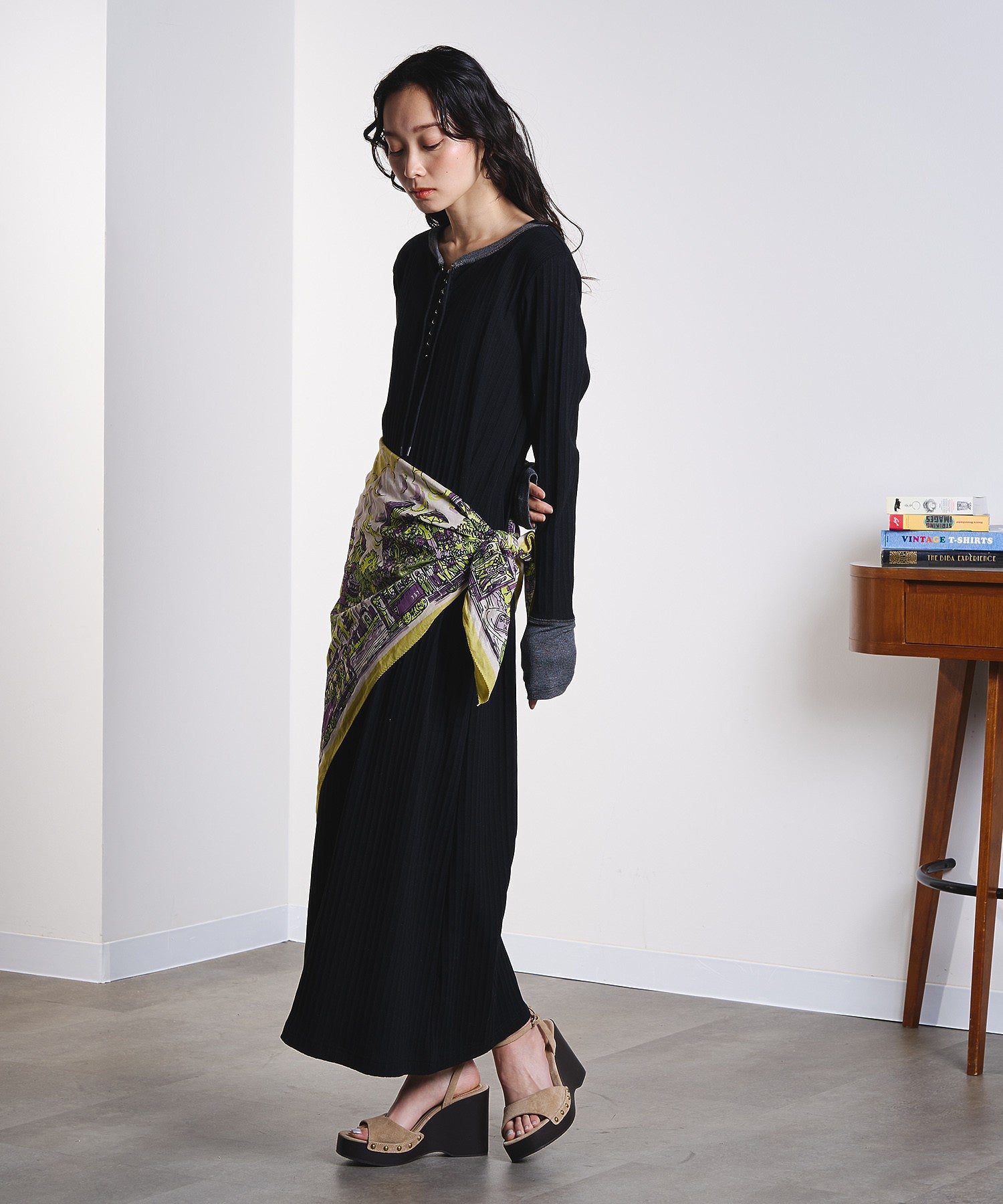 BINDU/Cotton Voile SF Scarf