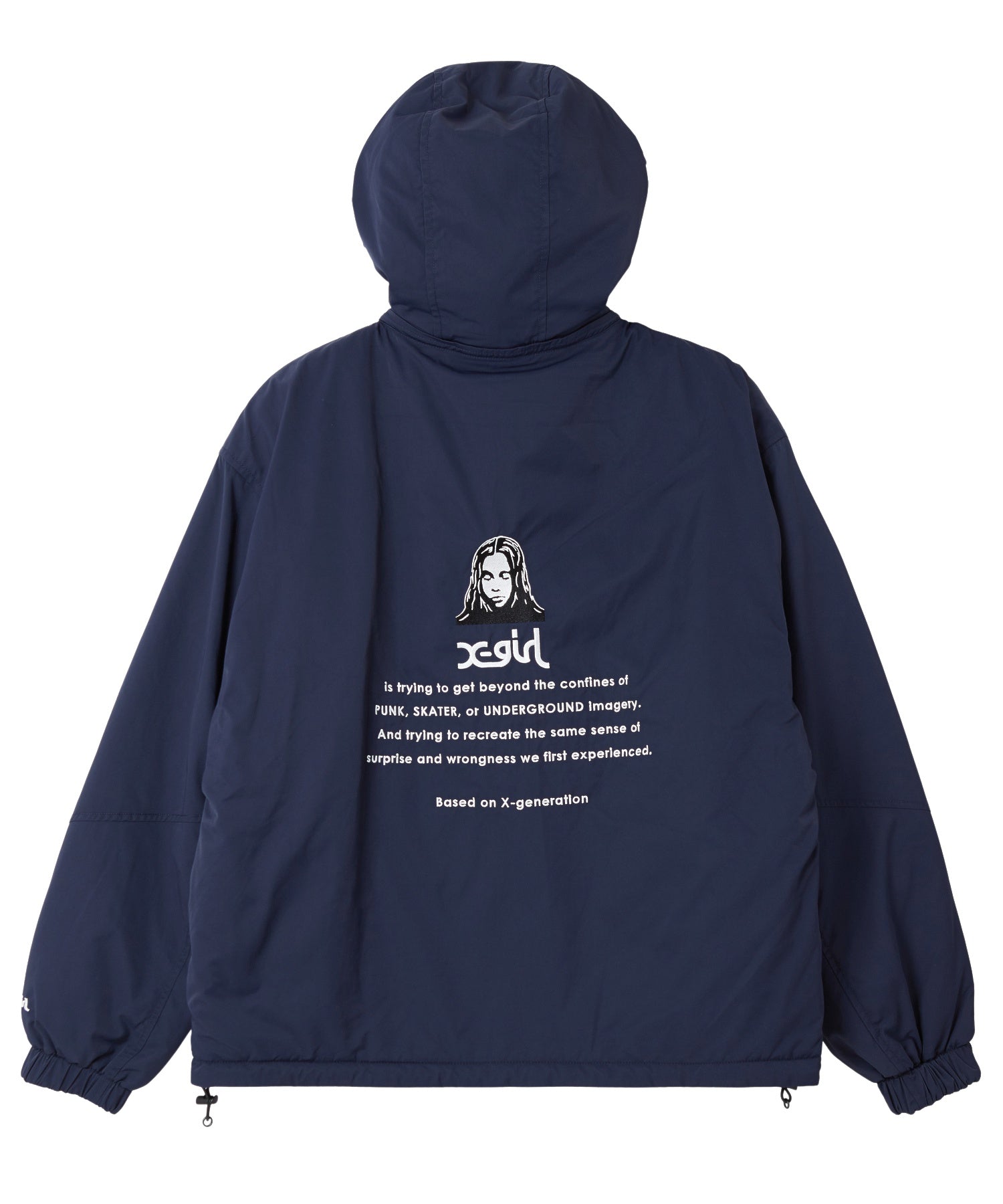 FACE EMBROIDERED PATCH REVERSIBLE JACKET