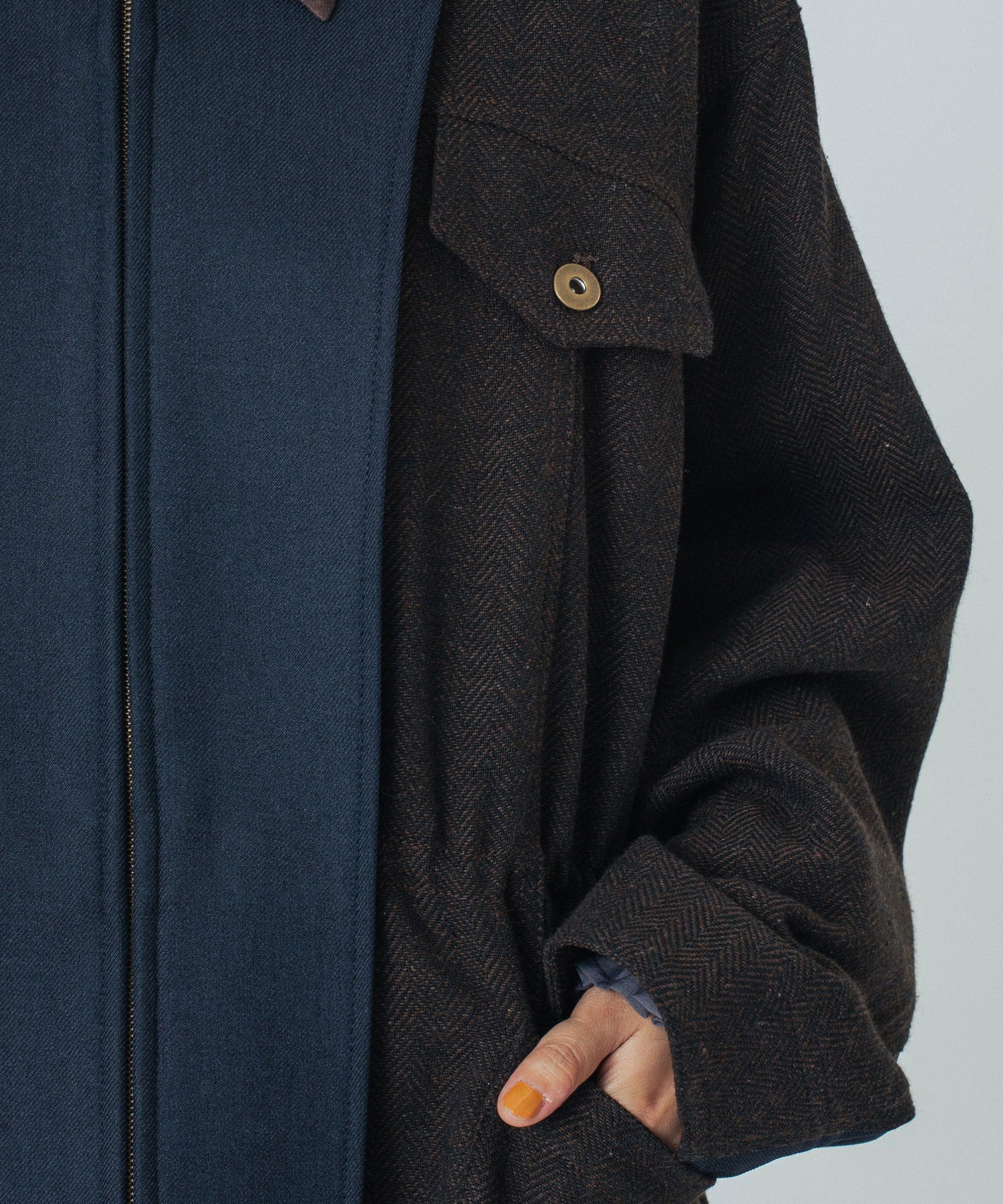 HERRINGBONE HUNTING JACKET