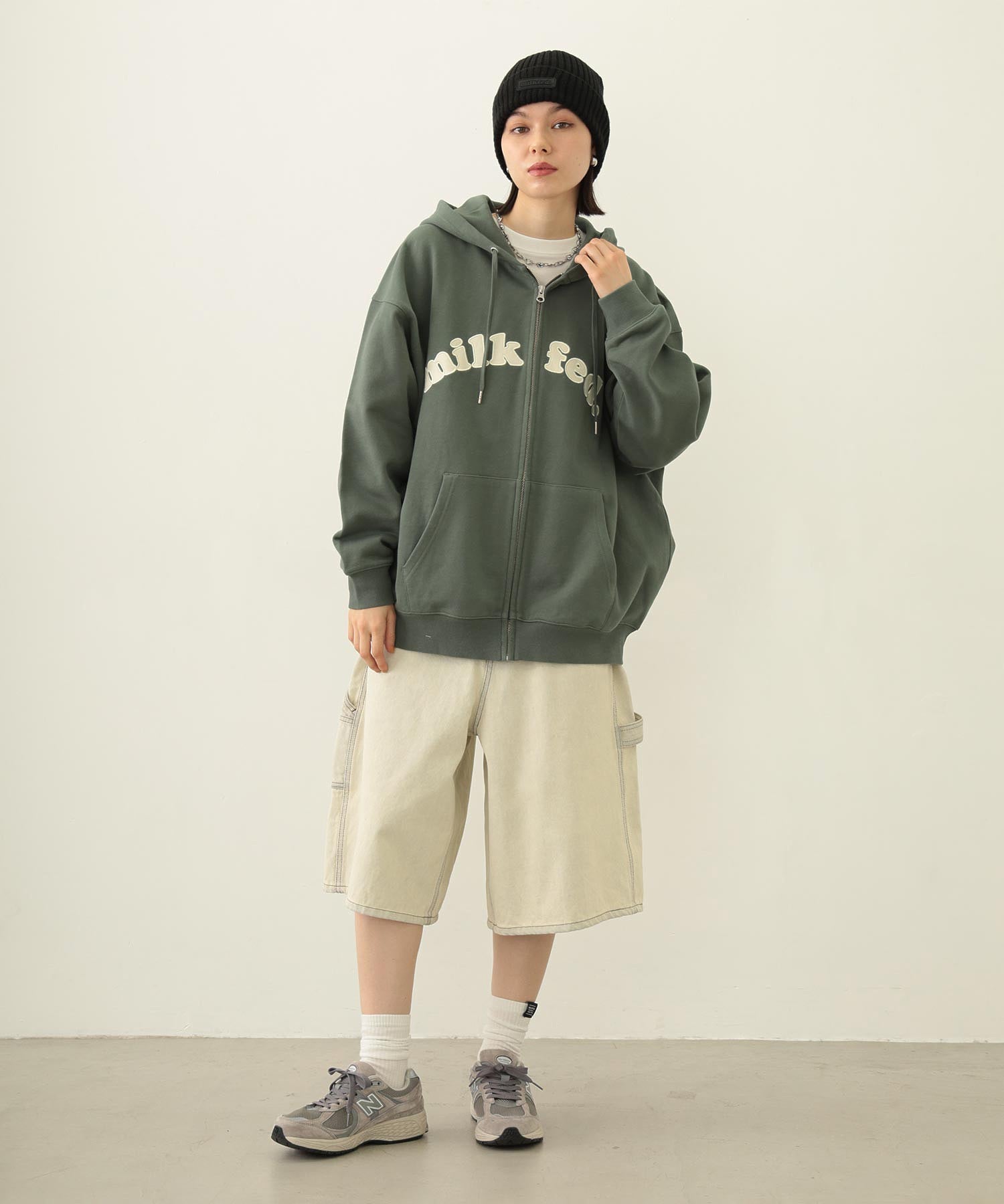 ARCH COOPER LOGO ZIP UP HOODIE