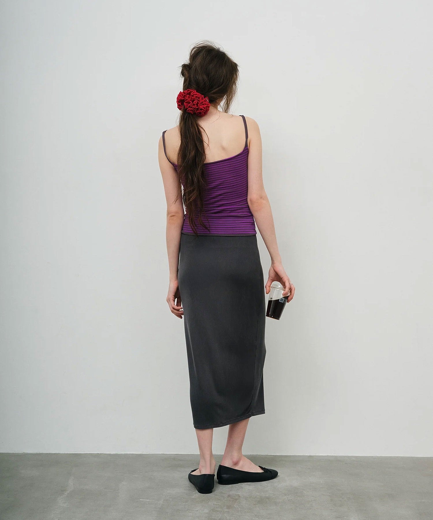 heyep/Ruffled Silk Scrunchie