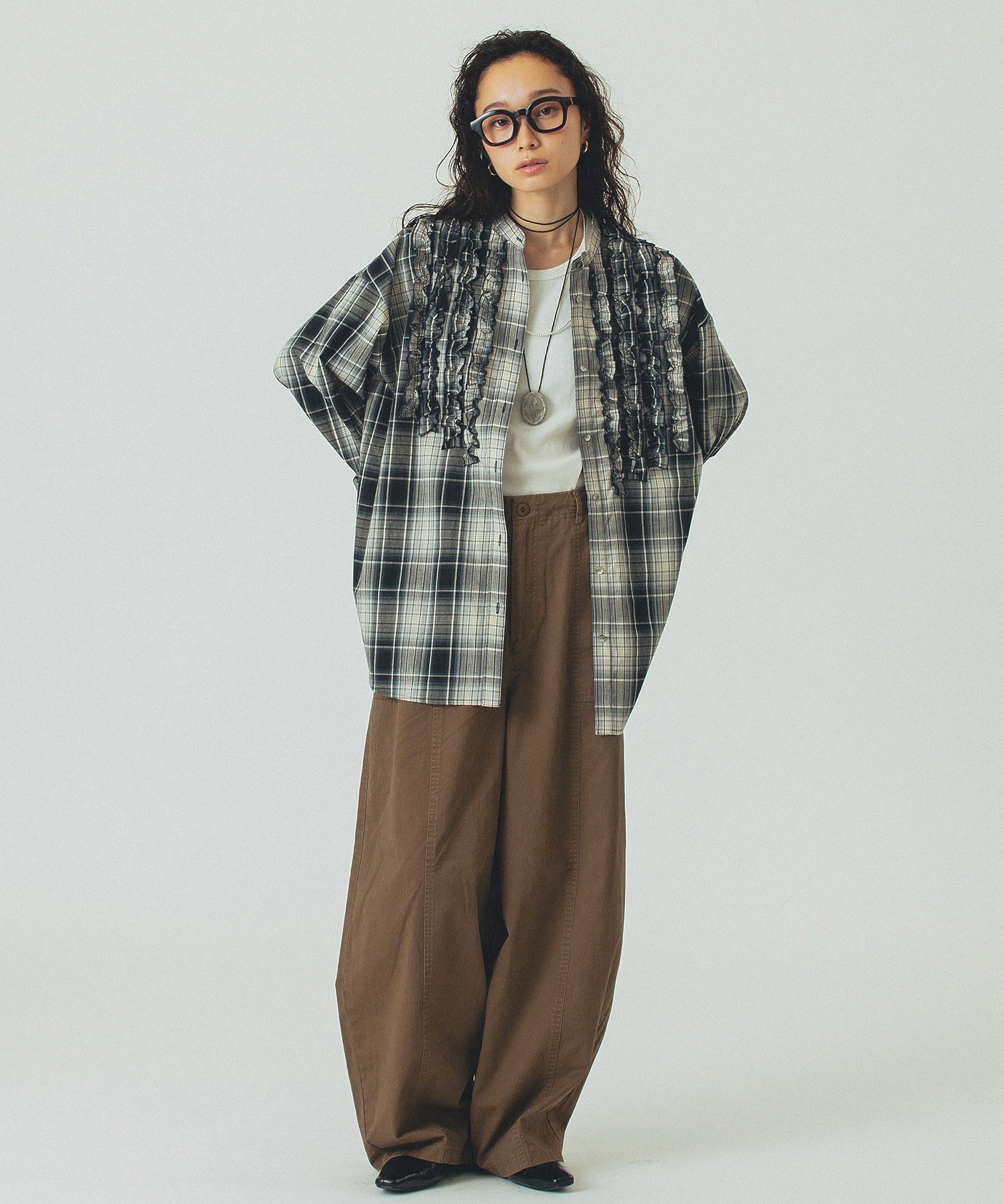 model:161cm 着用サイズ:ONE SIZE