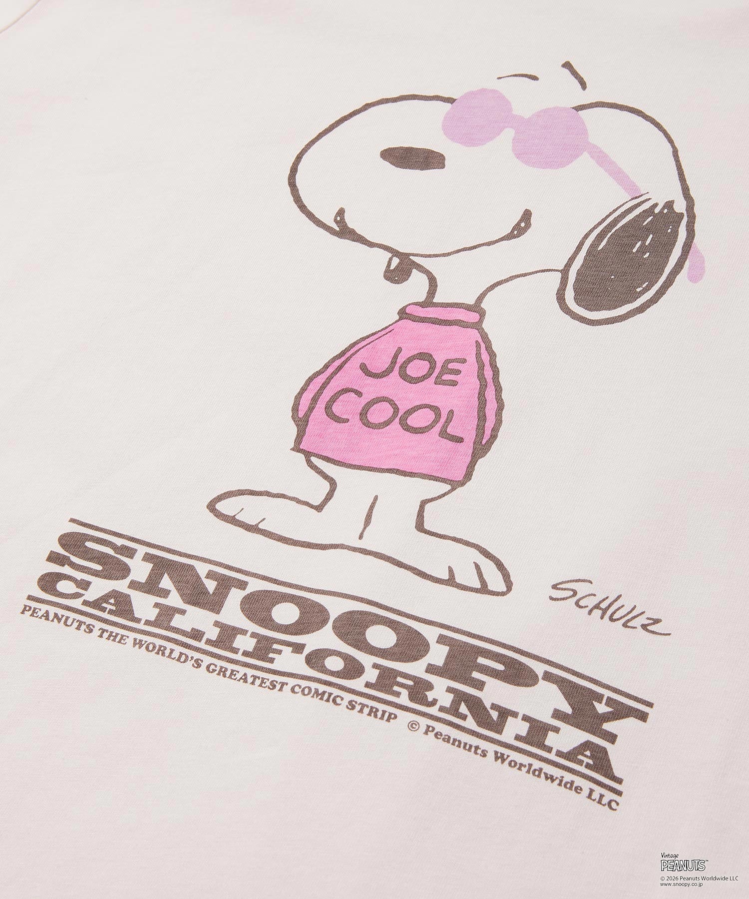 MILKFED. × PEANUTS / JOE COOL S/S TEE