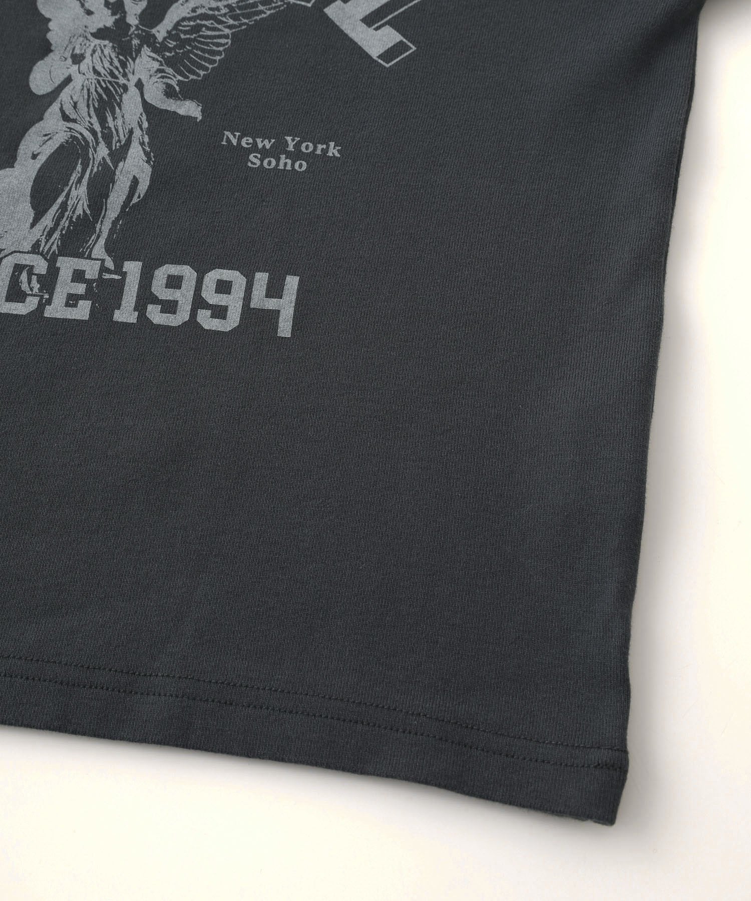 ANGEL AND LOGO RAGLAN L/S BABY TEE