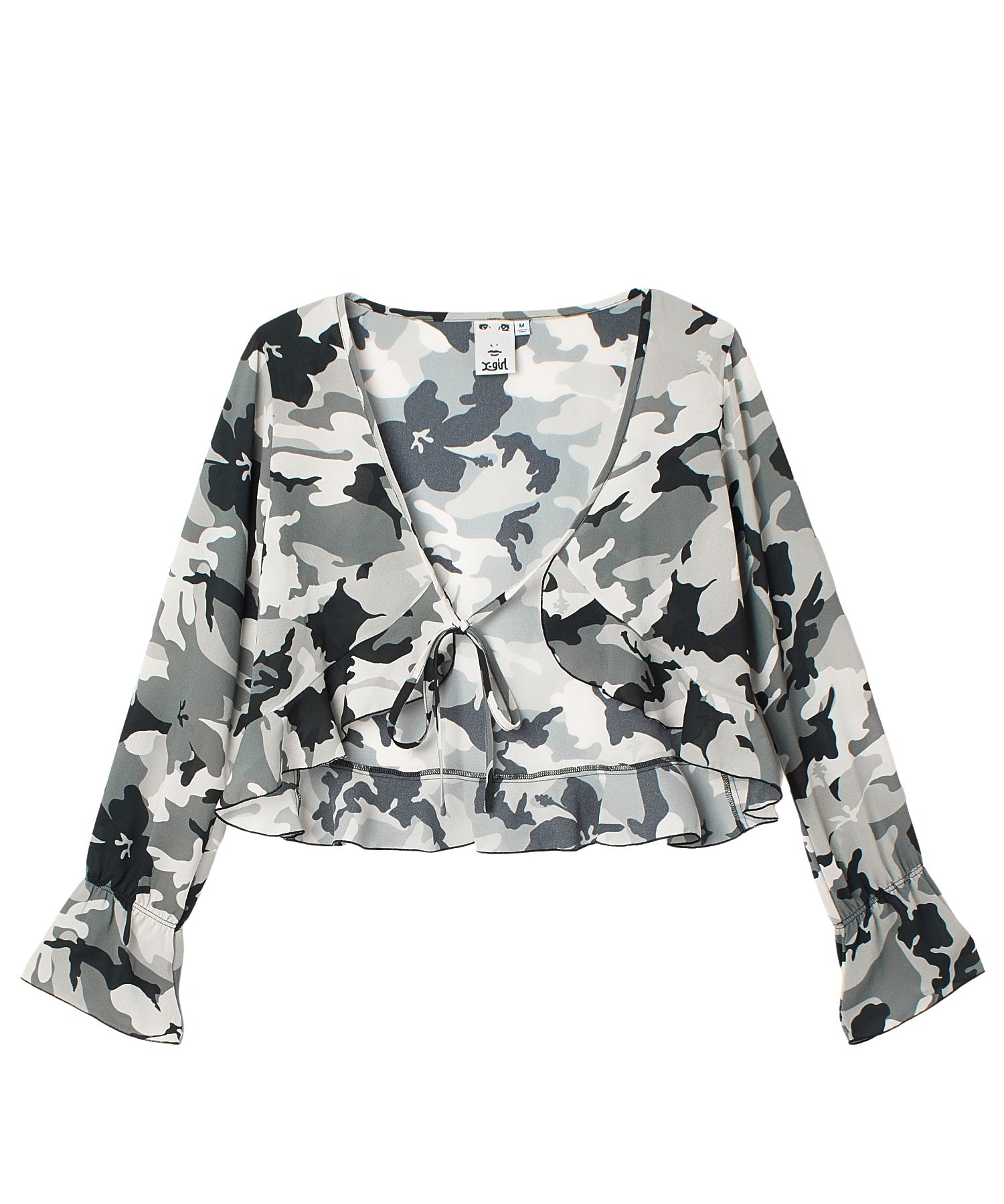 HIBISCUS CAMOUFLAGE BLOUSE