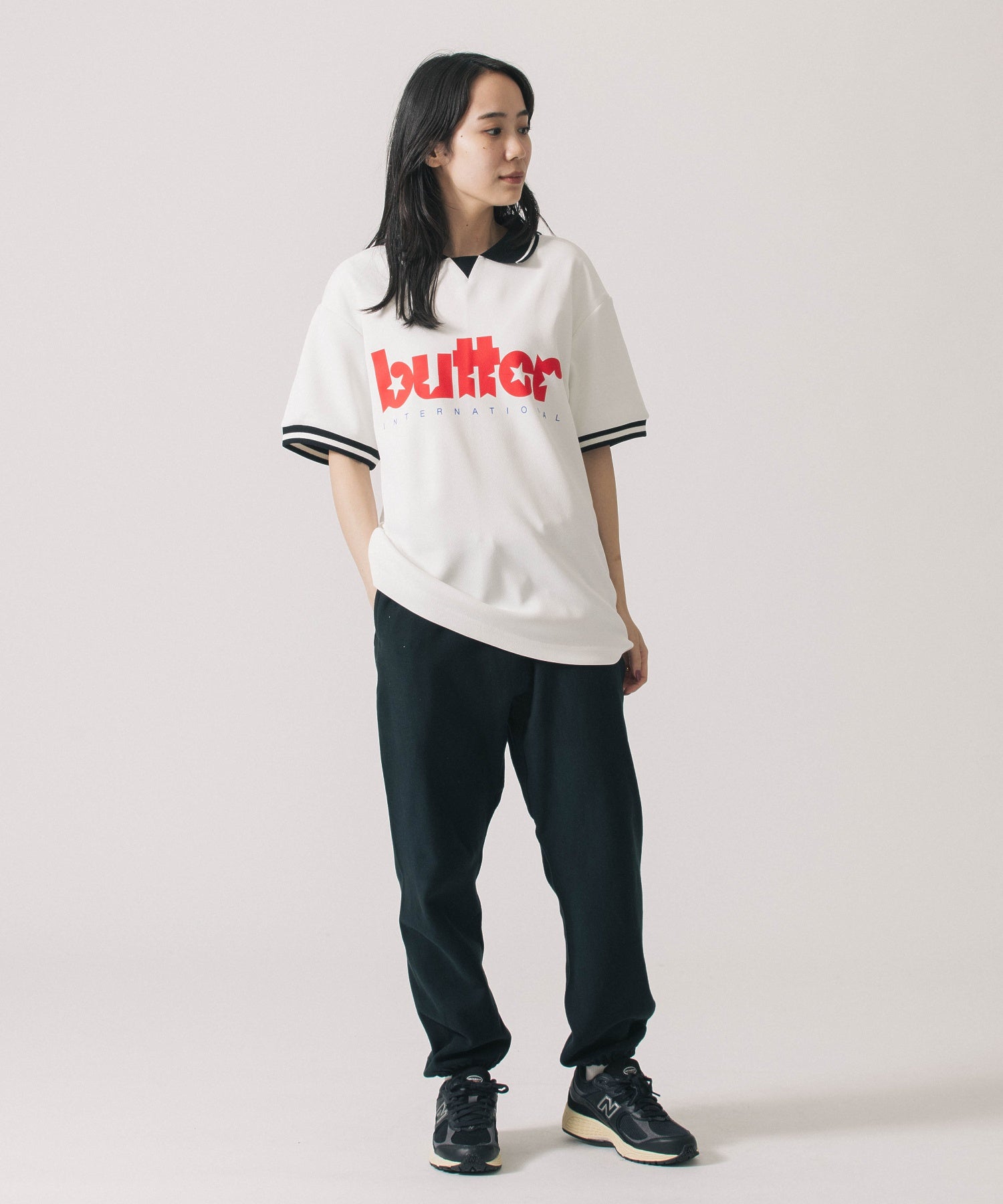 model：H 164.5cm Size M