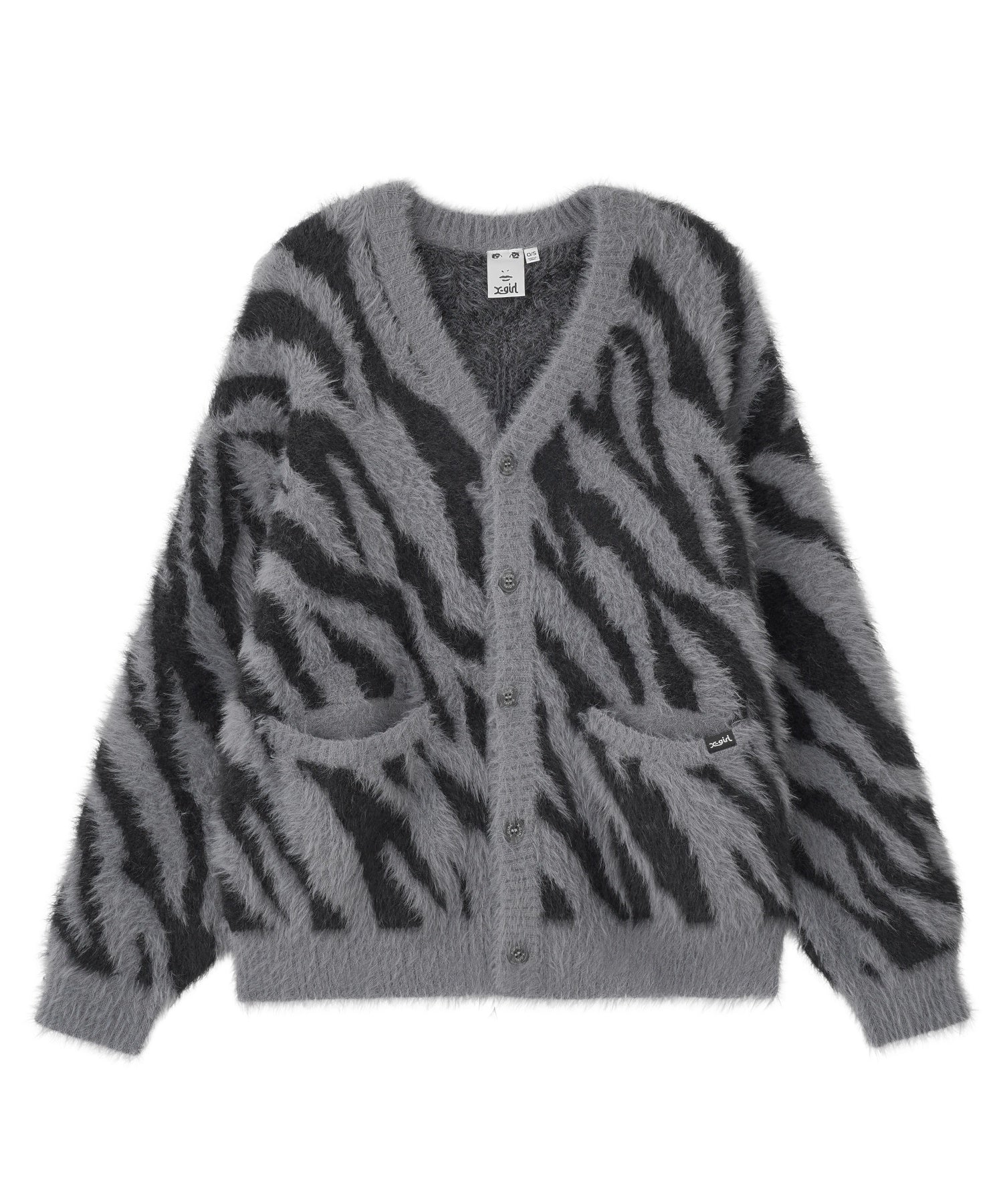 ZEBRA KNIT CARDIGAN