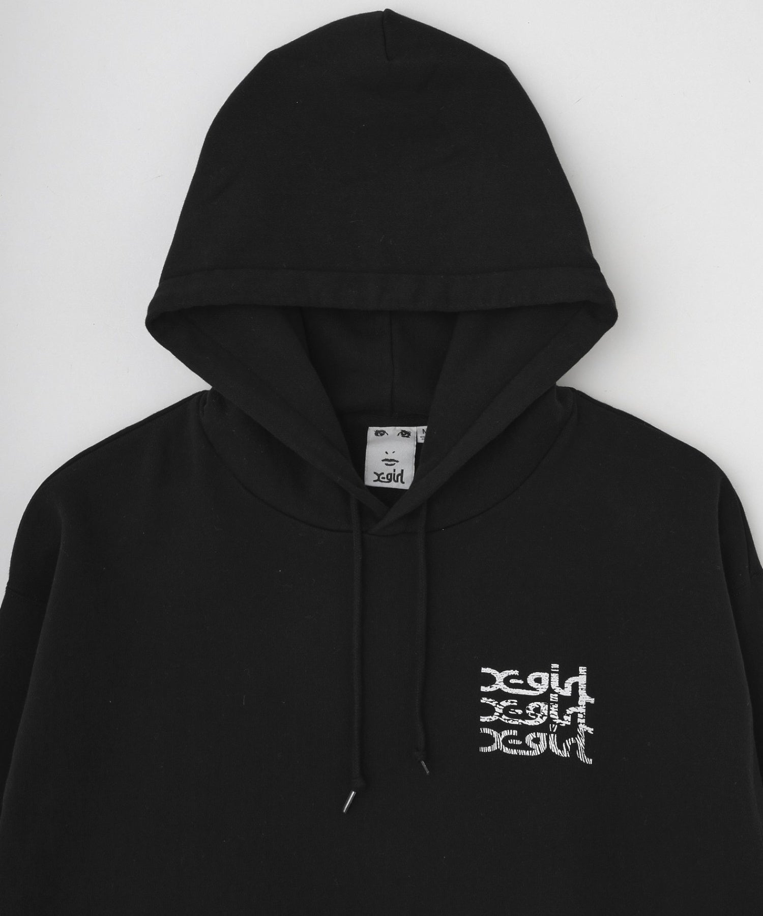 GEOMETRIC MILLS LOGO SWEAT HOODIE