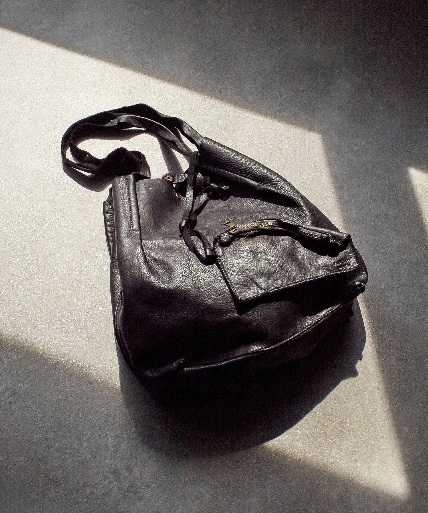 MILLELA FIRENZE/GARMENT DYED TOTER BAG