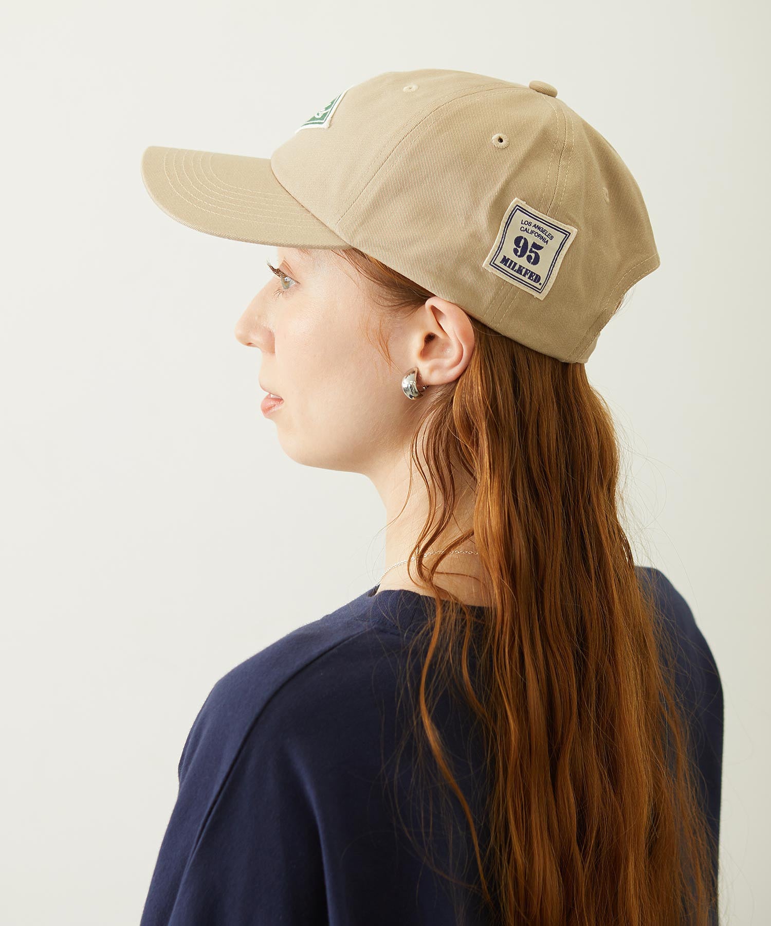 LABEL TWILL CAP