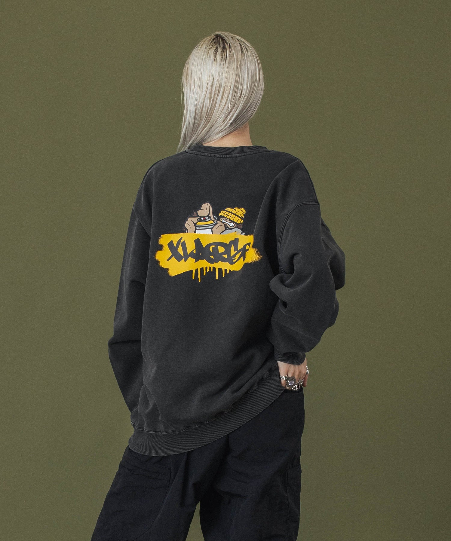 PIGMENT BOMB CREWNECK SWEAT SHIRT