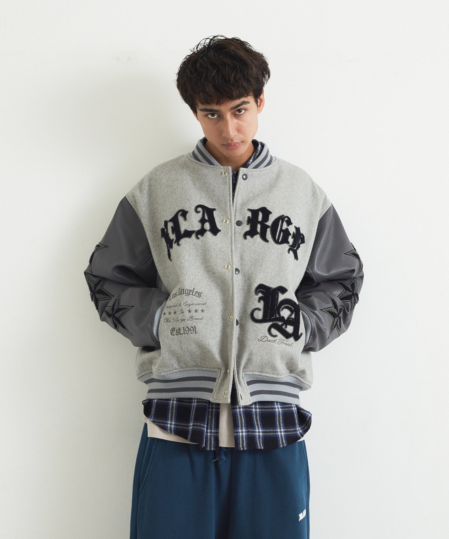 MODEL身長：183cm / 着用サイズ：Lサイズ