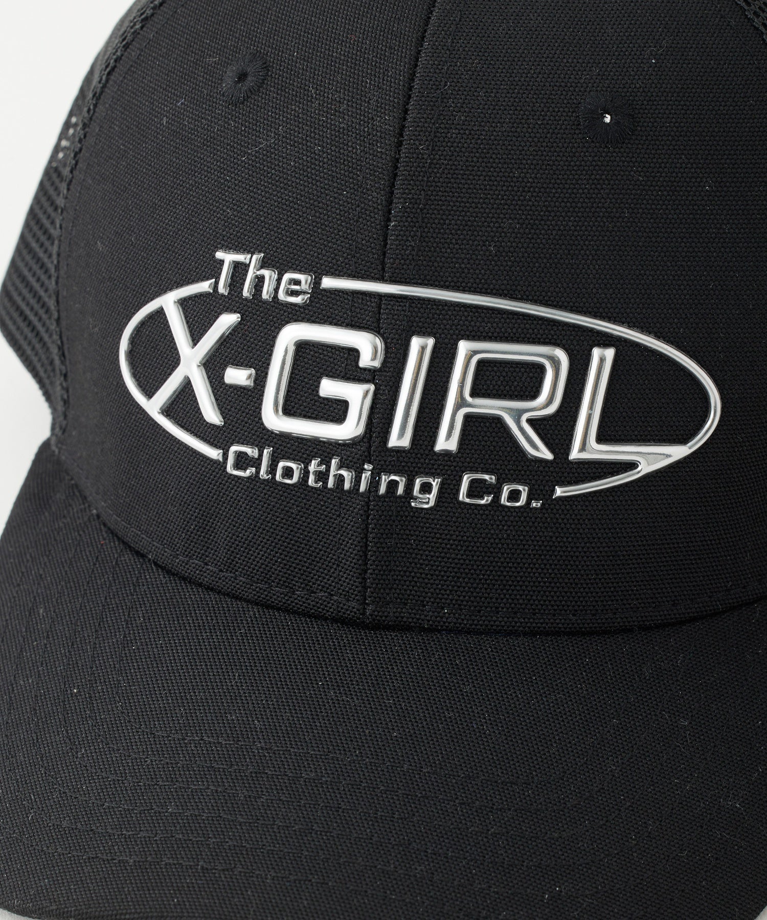 METALLIC LOGO 6PANEL MESH CAP