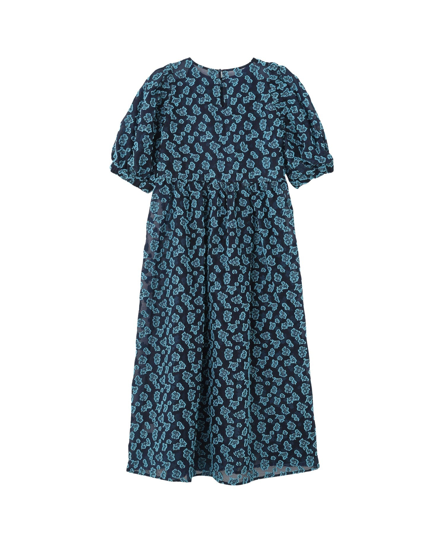 FLOWER JACQUARD DRESS