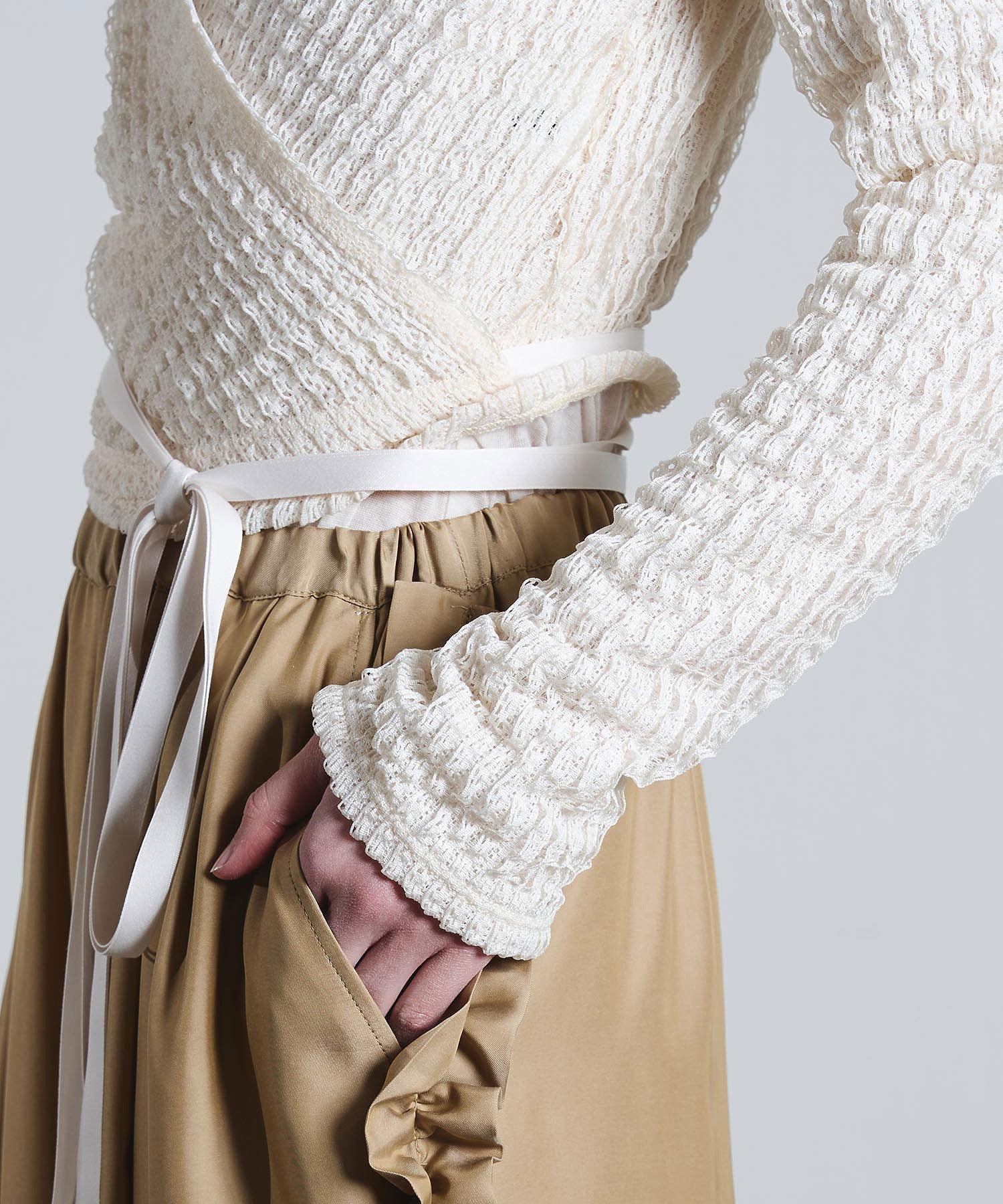 mici/RASCHEL JACQUARD CACHE COEUR