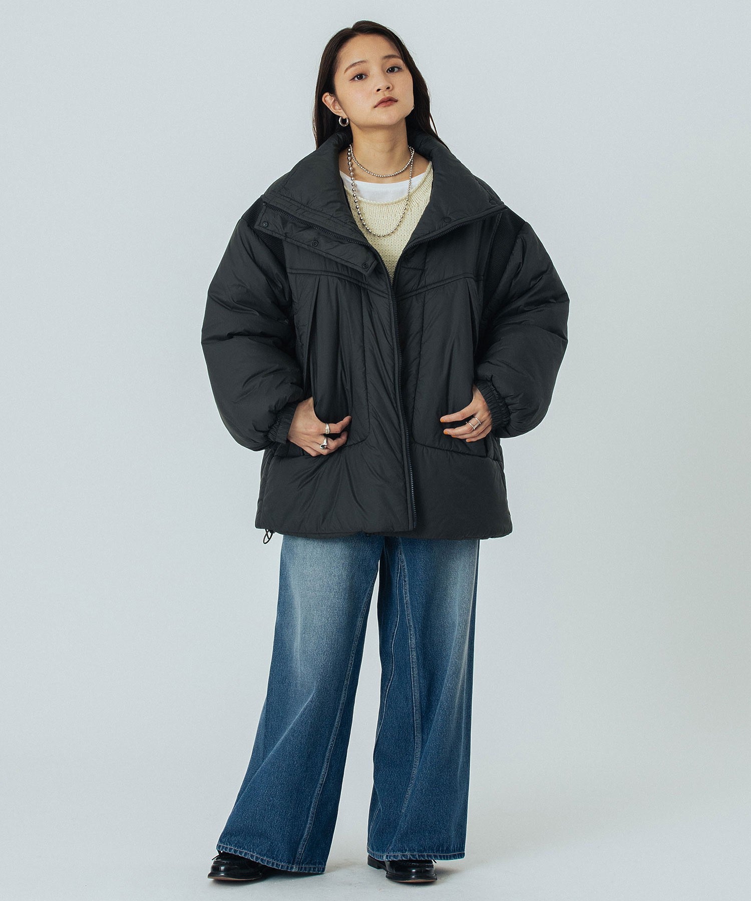 model:160cm 着用サイズ:S
