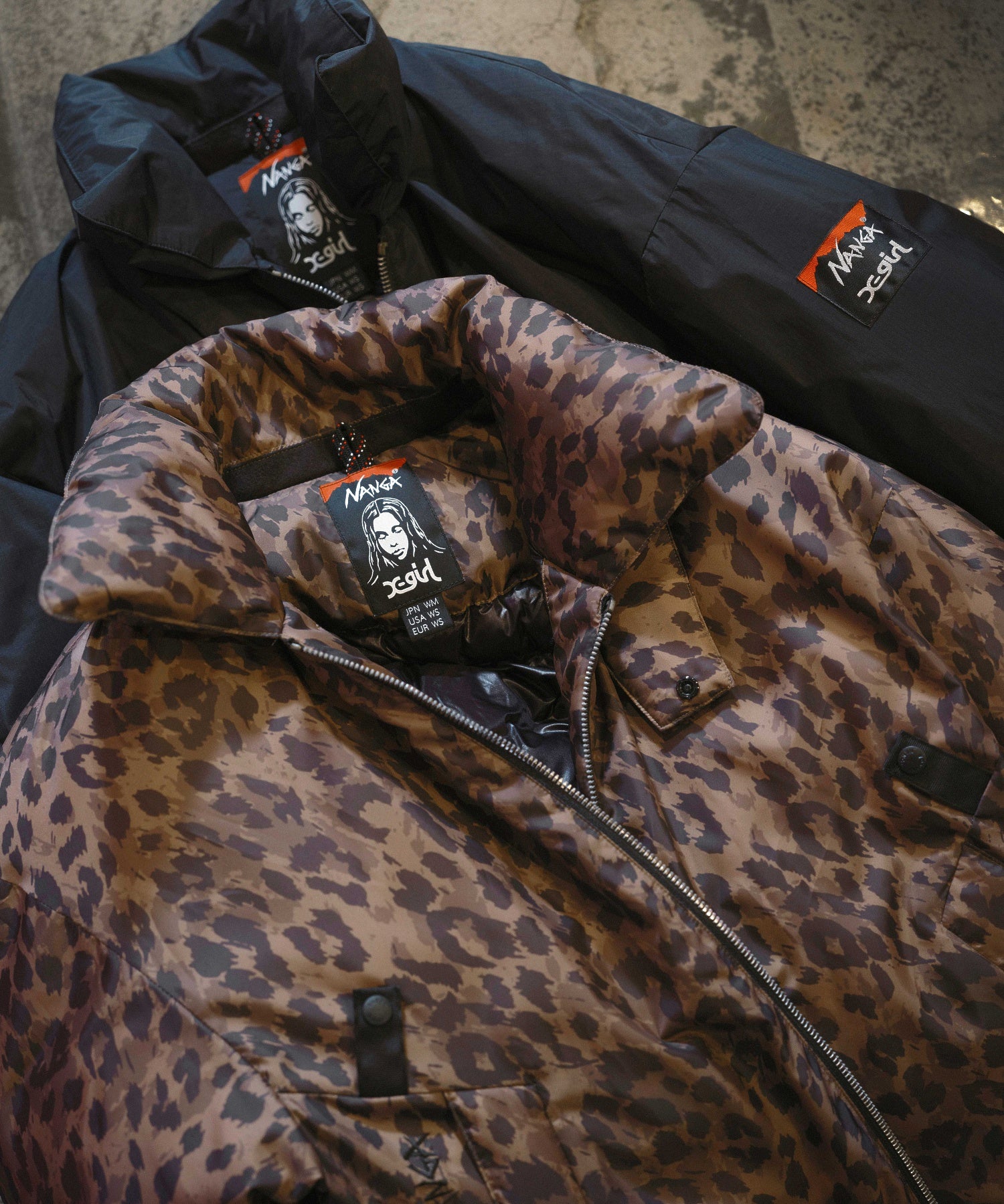 X-girl x NANGA PUFFER JACKET