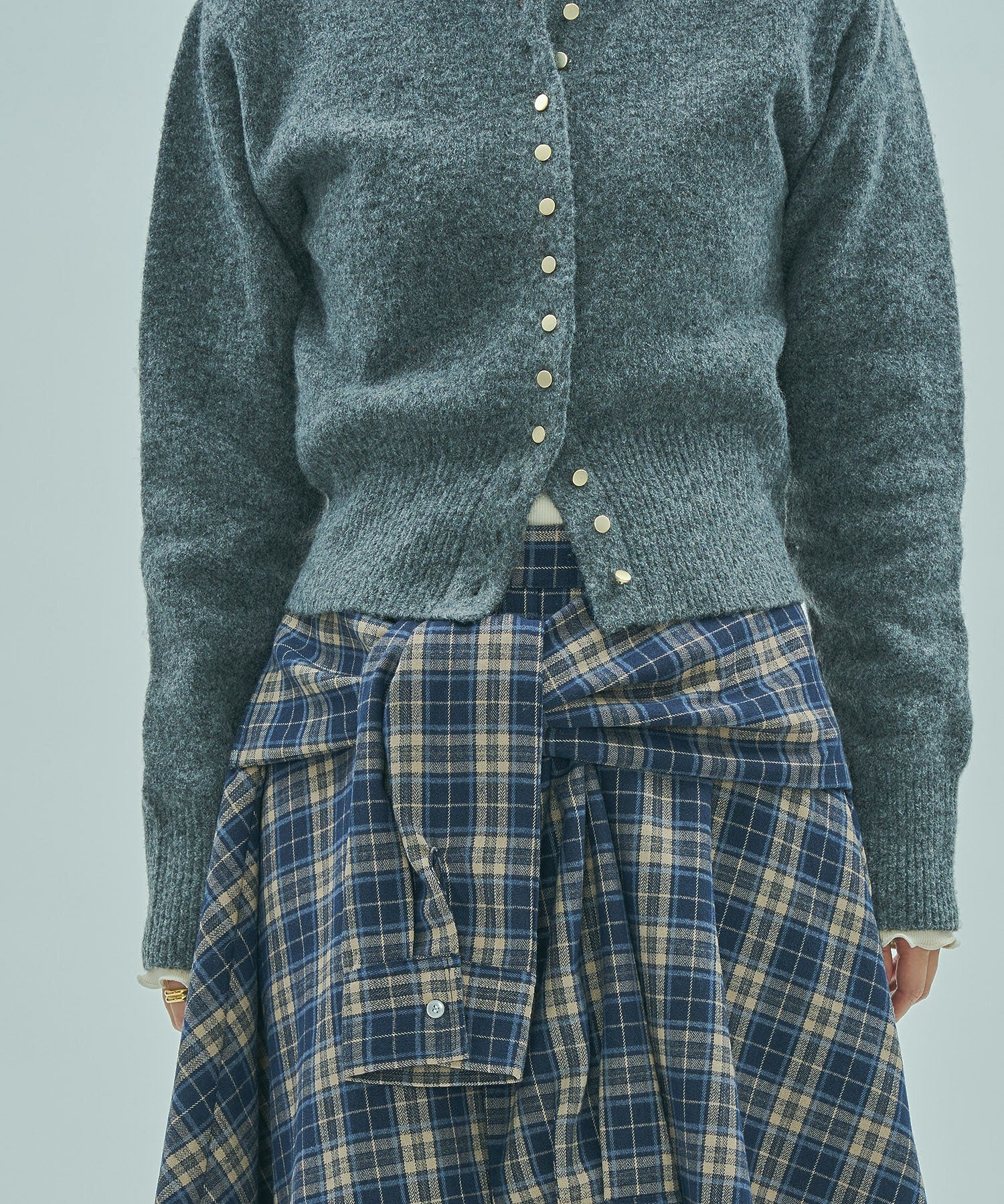 CROPPED KNIT CARDIGAN