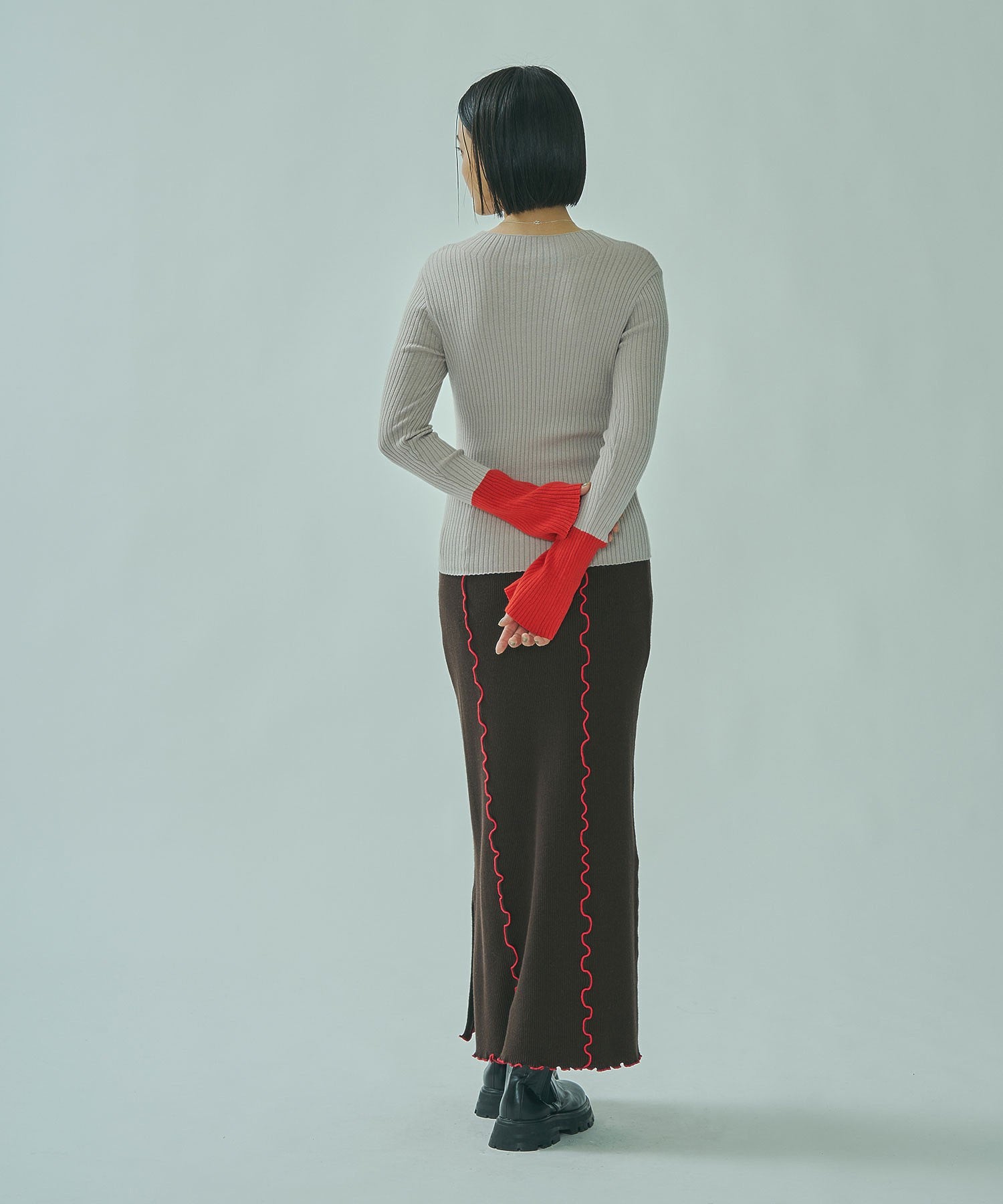 KNITTED SKIRT