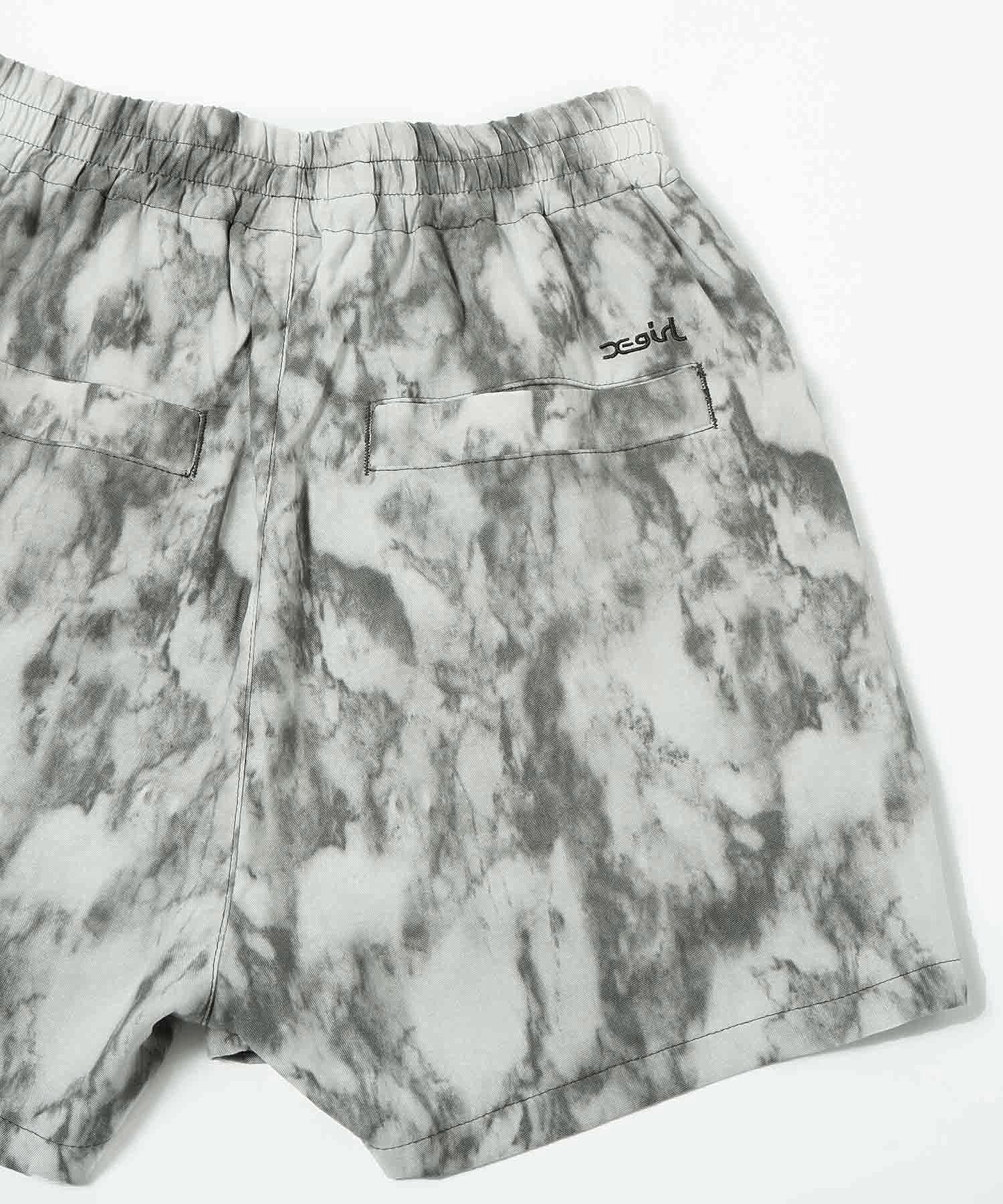 MARBLE PRINT SHORT PANTS X-girl