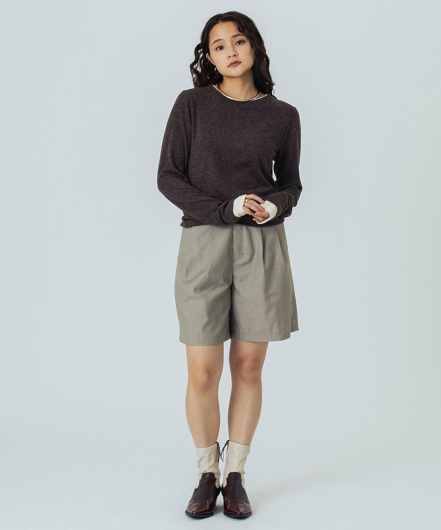model:160cm 着用サイズ:S