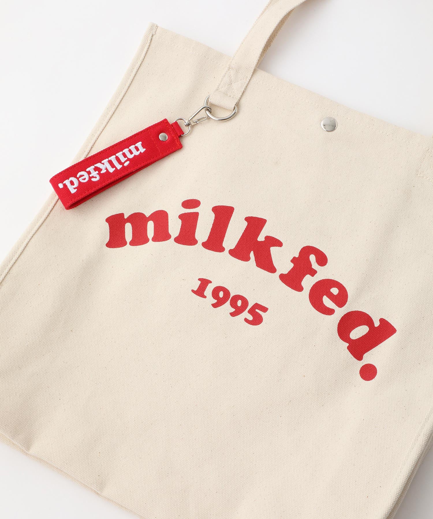 PIPING SQUARE TOTE COOPER LOGO MILKFED.