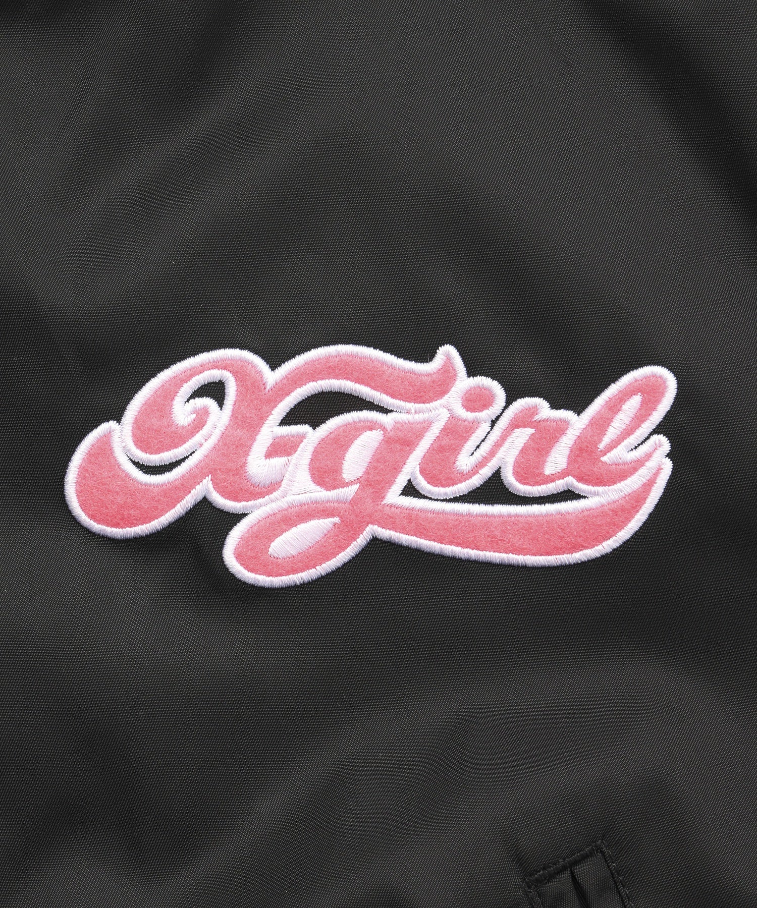 CHEERFUL LOGO VARSITY JACKET