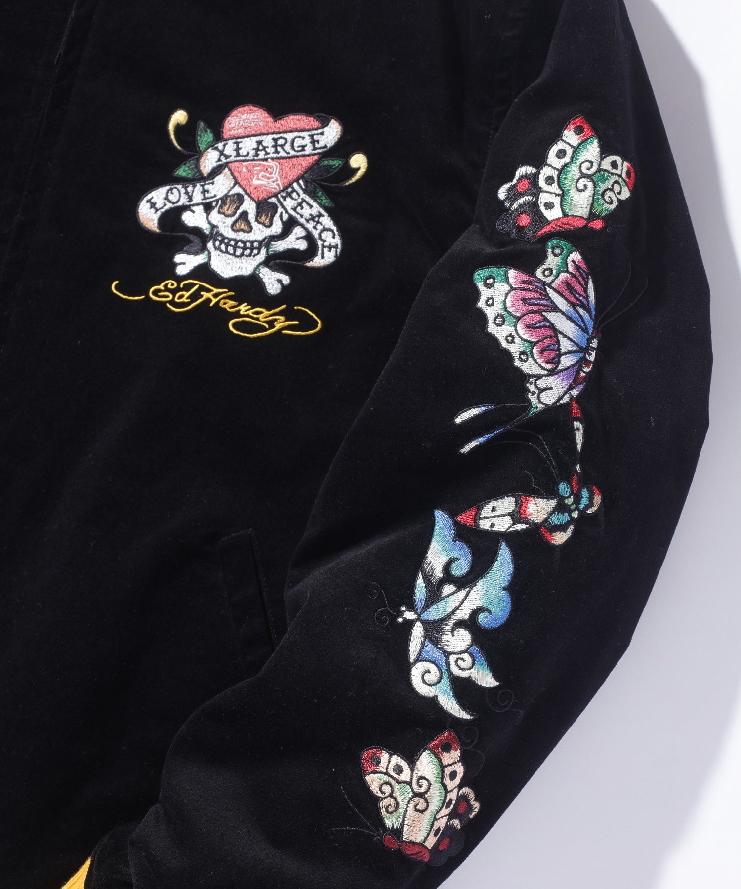 XLARGE×ED HARDY REVERSIBLE SOUVENIR JACKET