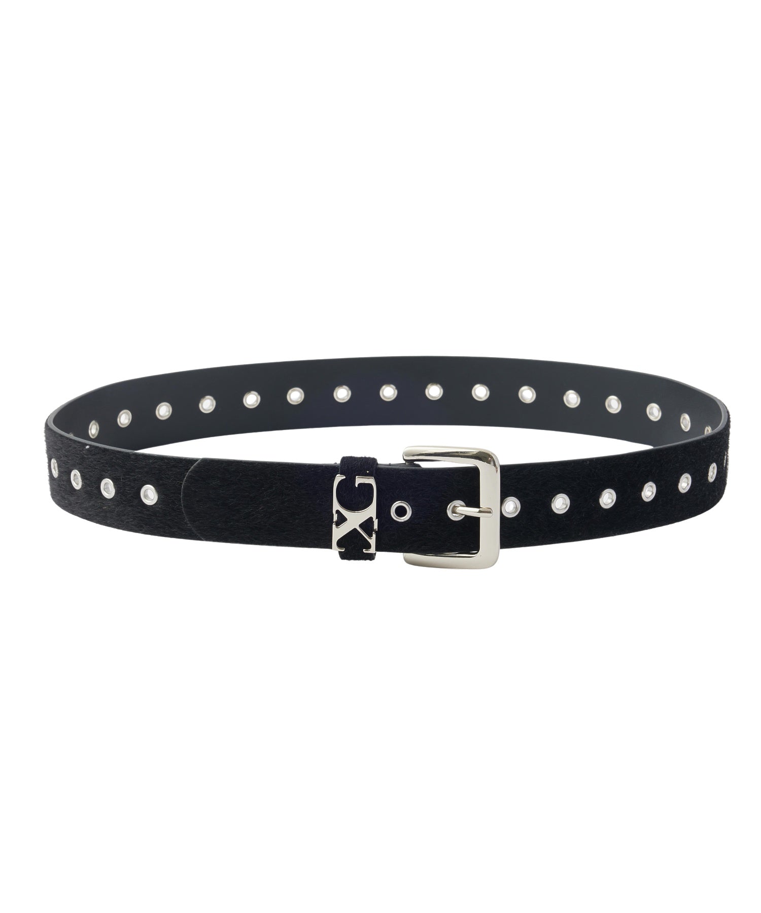 FAUX CALF HAIR LEATHER XG BELT