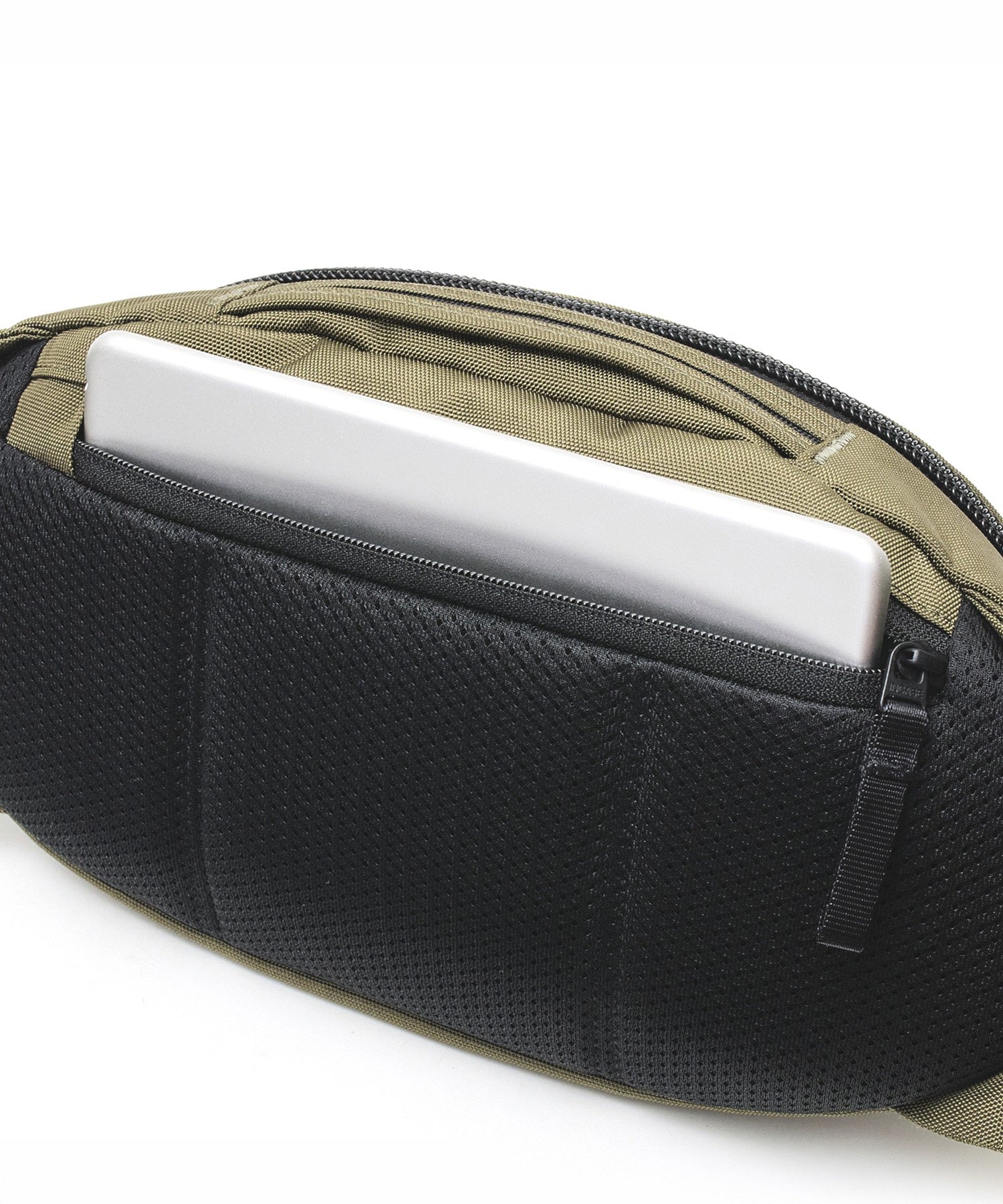 Grid Waist Bag - Olive