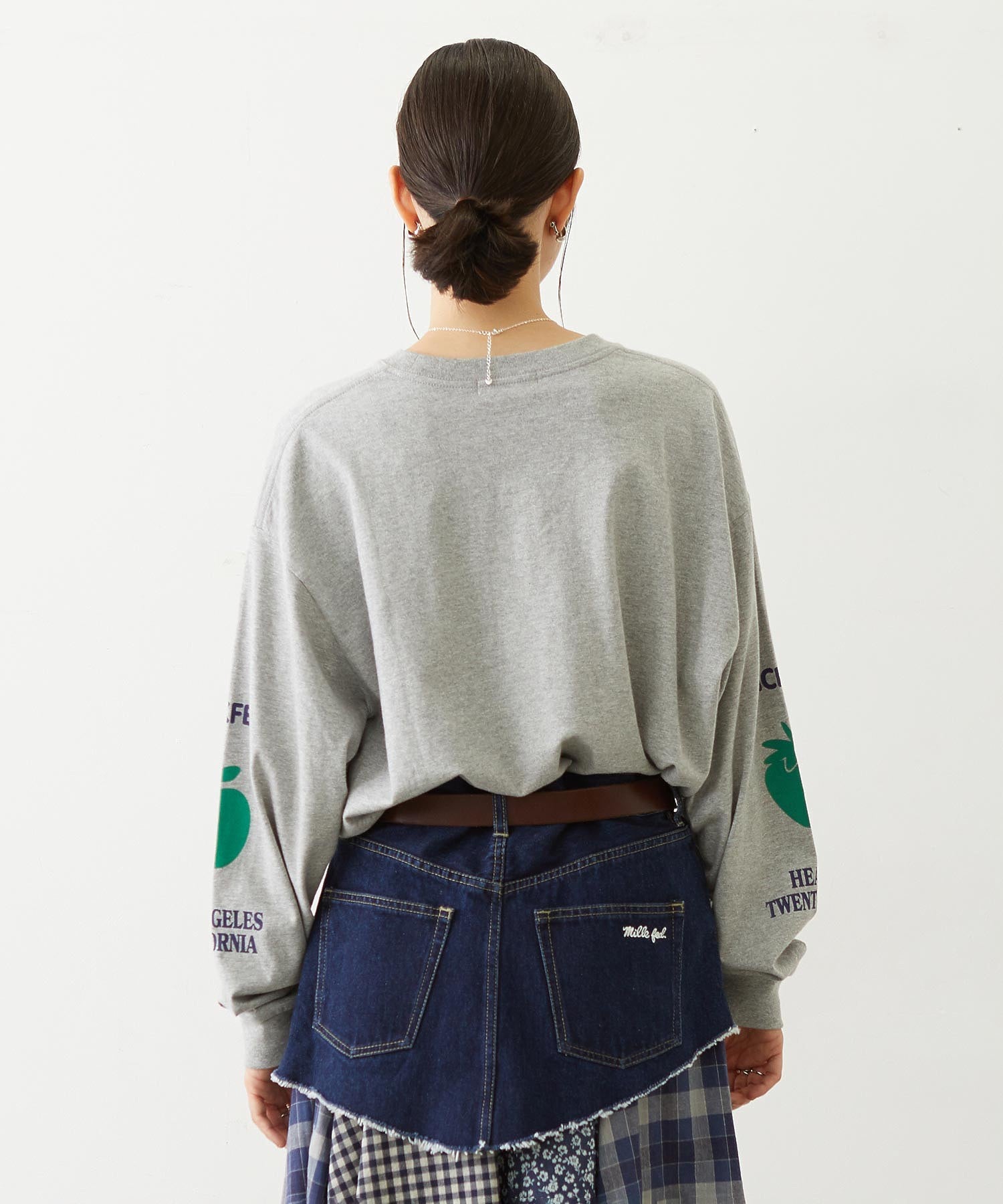 FRUIT SLEEVE PRINT L/S TEE