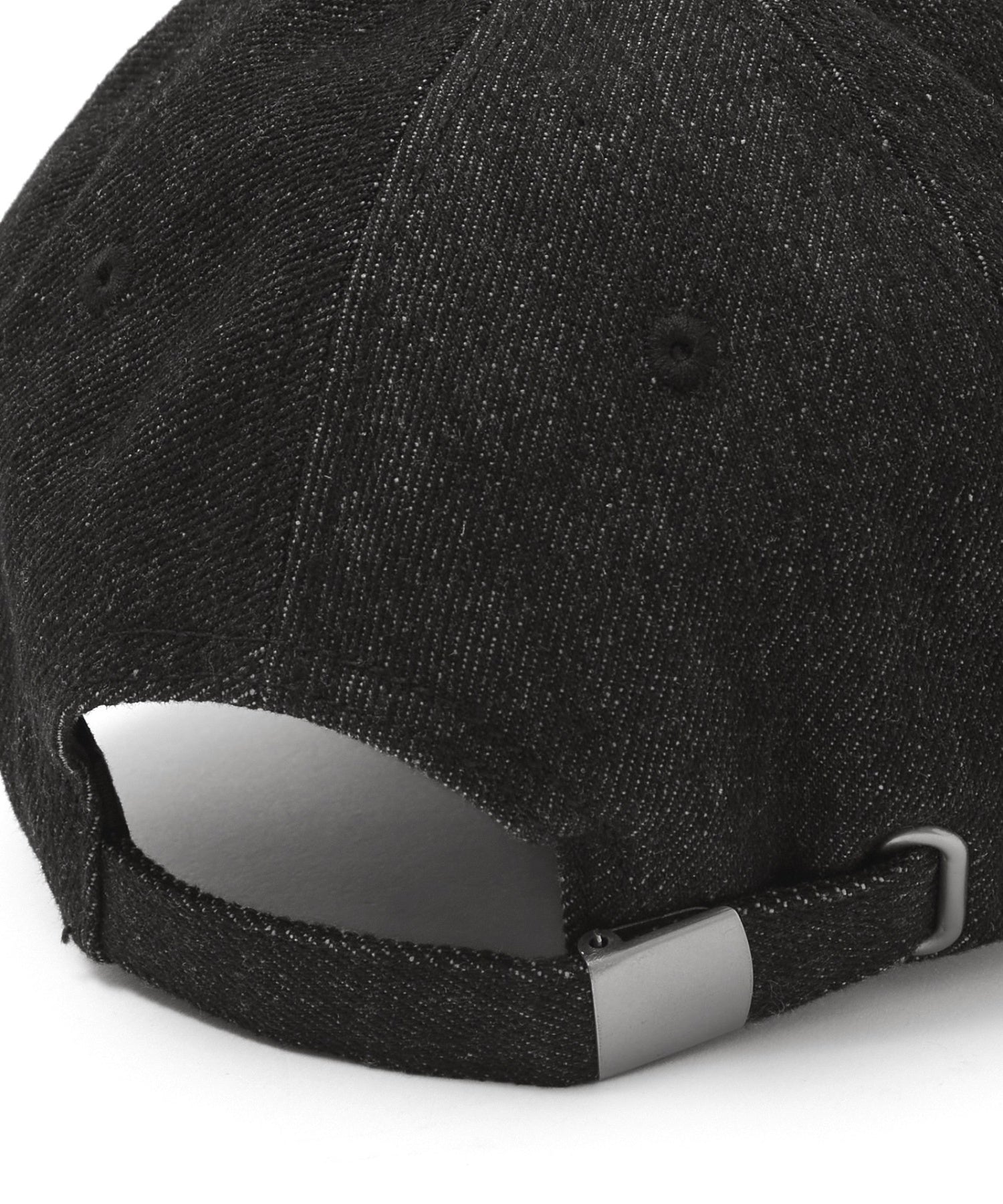 RHINESTONE OVAL LOGO 6PANEL DENIM CAP