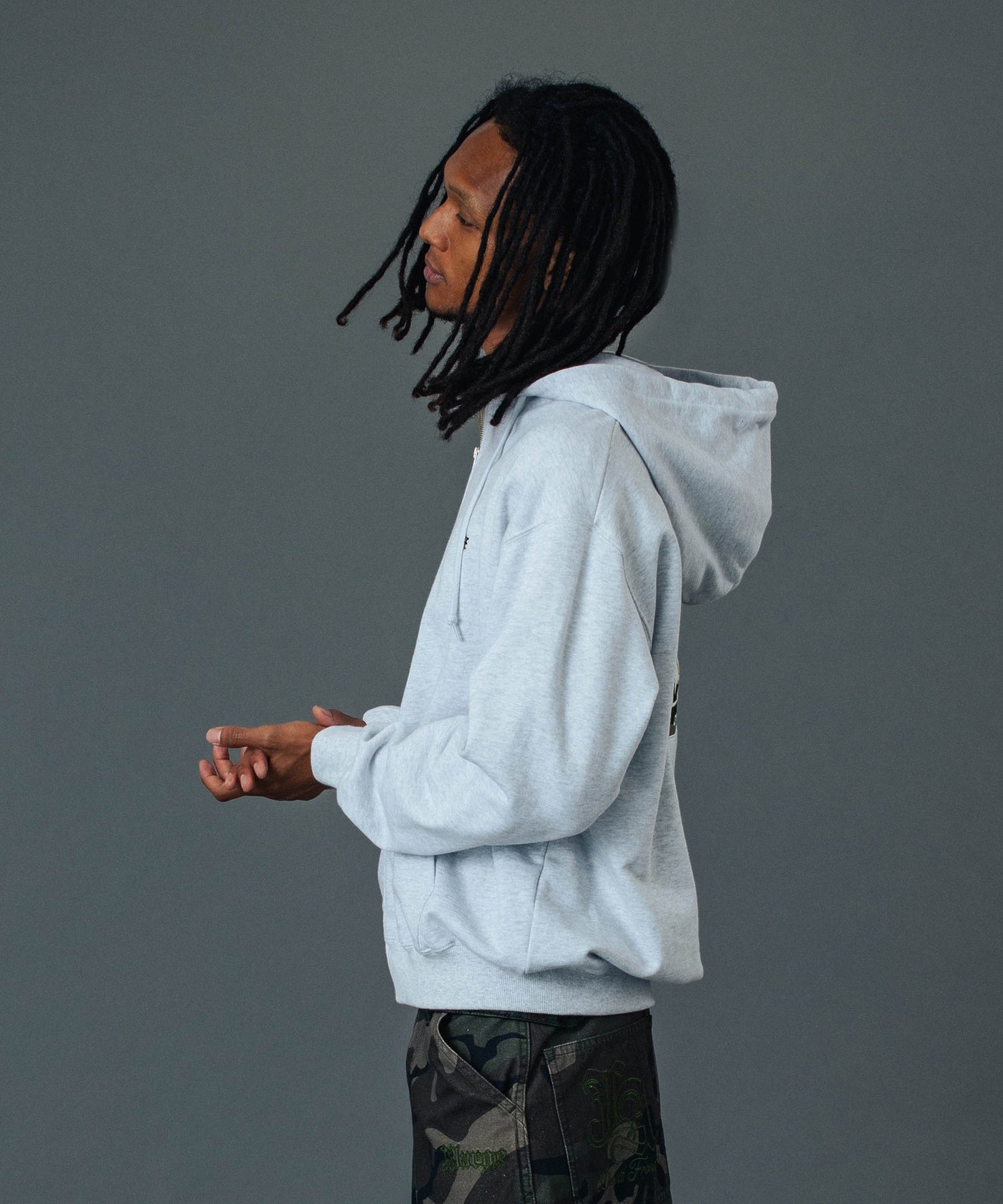 OG BOX ZIP UP HOODED SWEATSHIRT