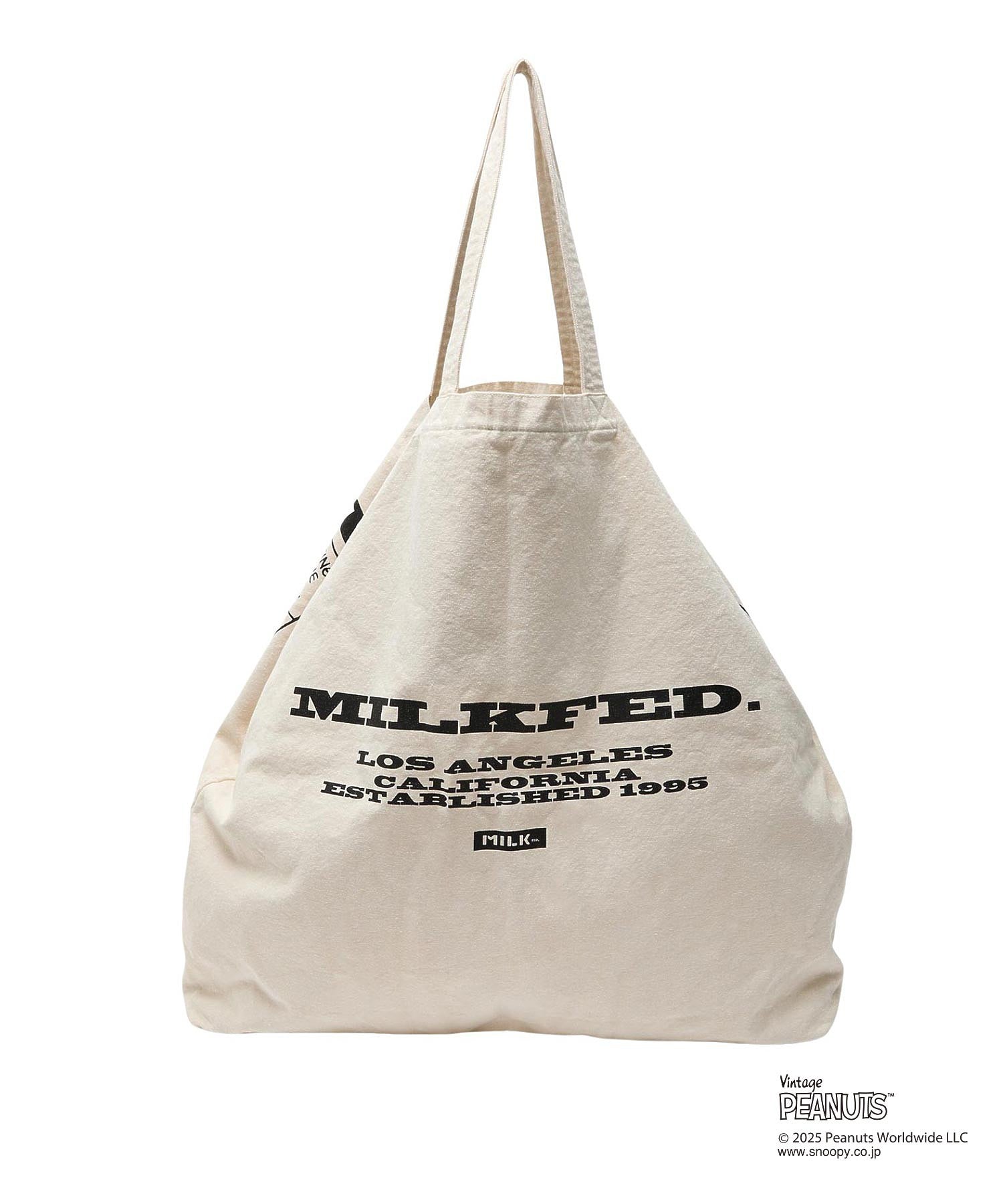 MILKFED. × PEANUTS JOE COOL COMIC BIG TOTE