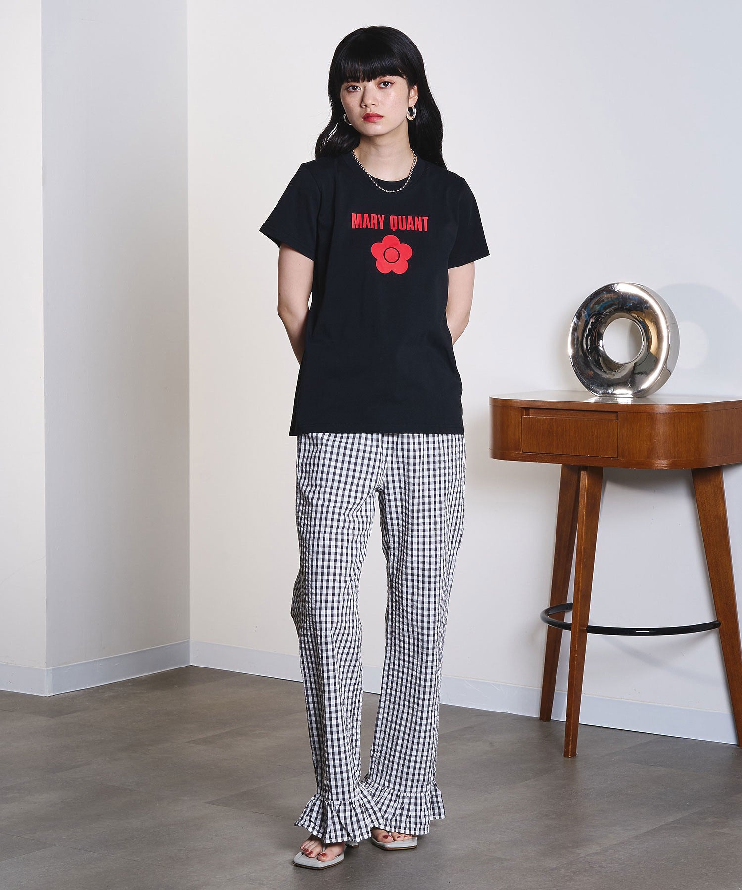 model:163cm 着用サイズ:M